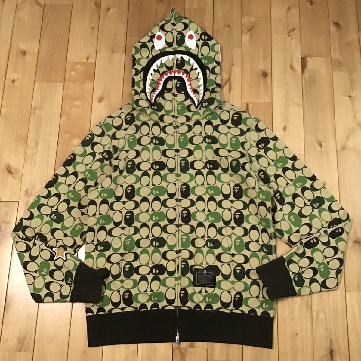 Bape BAPE coach shark full zip hoodie a bathing ape Grailed