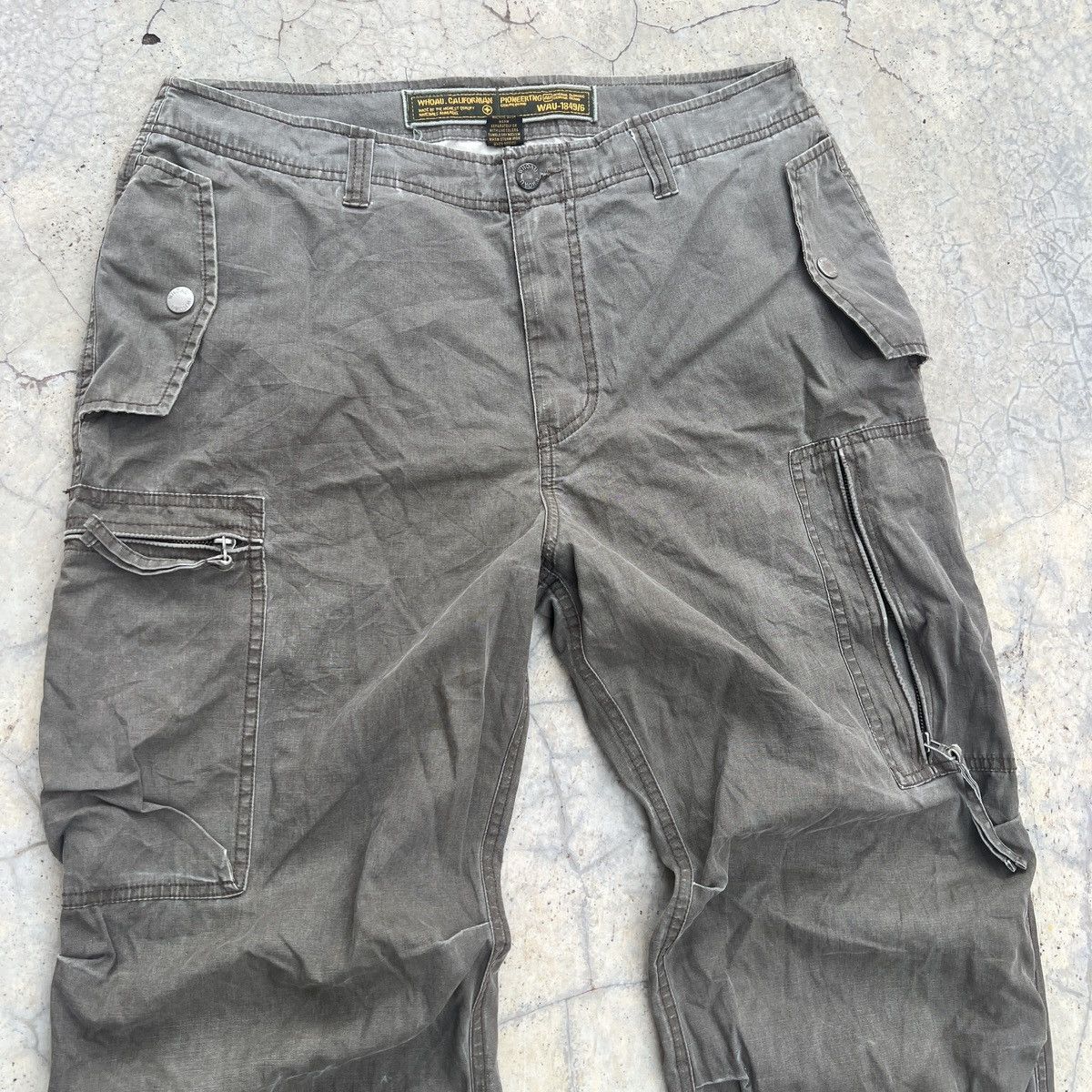 Japanese Brand Army Pants Design Cabane De Zucca Punk Size US 35 - 3 Thumbnail