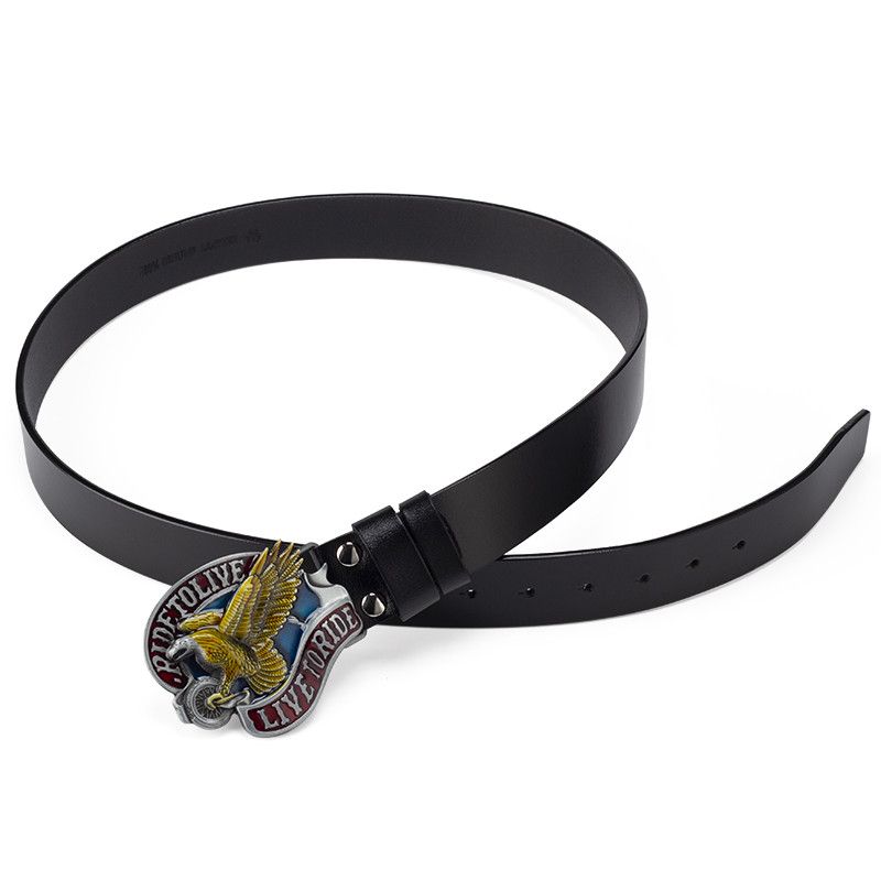 VIBE Vintage Vintage Belt Riveted Belts Menswear Accessories Size ONE SIZE - 4 Thumbnail