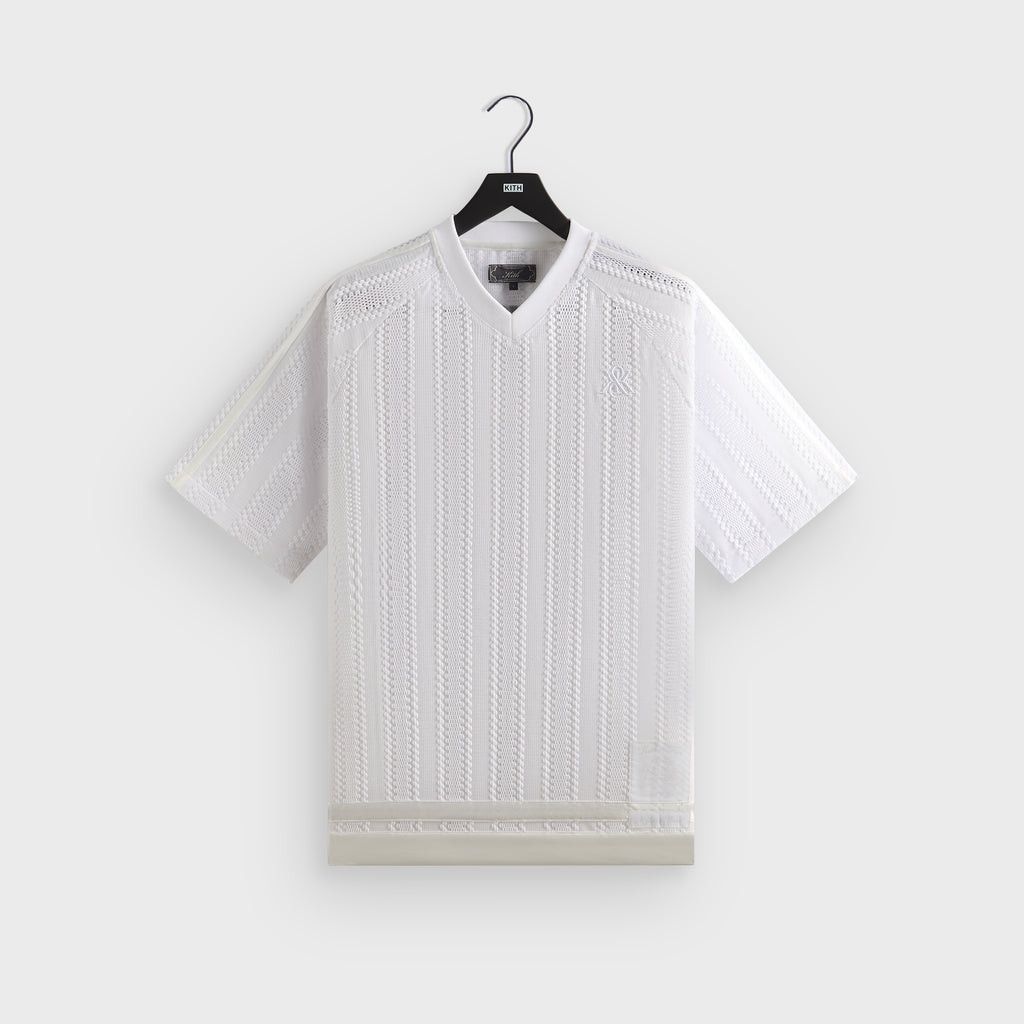 トップス Kith Leon Short Sleeve Lace Combo Jersey Kith Leon Short Sleeve Lace Combo Jersey - Stadium – Kith Europe