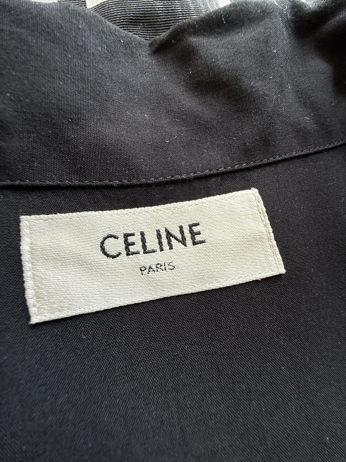Celine SS21 Celine Dancing Kid Hedi bowling Hawaiian shirt logo 42 Size US L / EU 52-54 / 3 - 15 Thumbnail