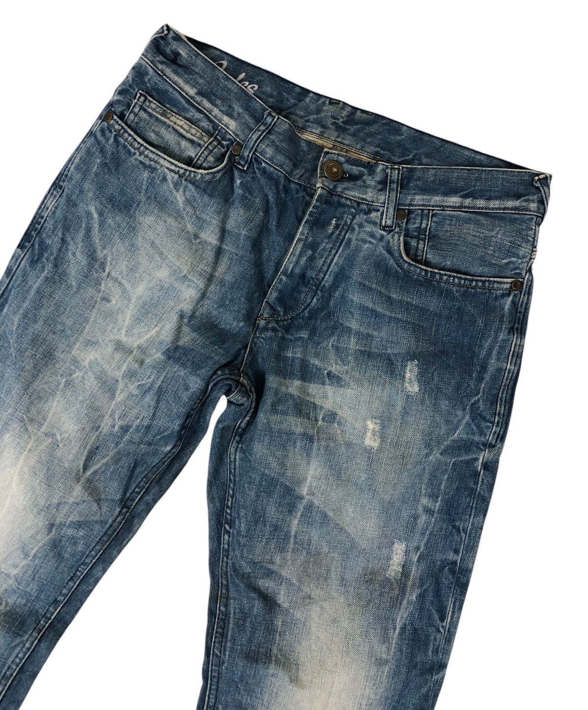 Japanese Brand Jules Stone Washed Denim Jeans Size US 32 / EU 48 - 5 Thumbnail