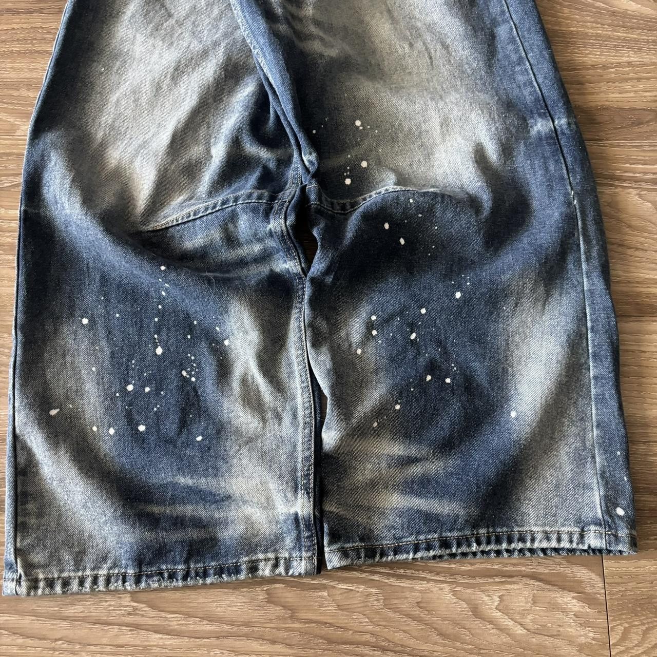 Vintage Crazy Vintage Y2K/2000s Baggy Faded Streetwear Style Denim Jean! 34x28 Size US 34 / EU 50 - 6 Thumbnail