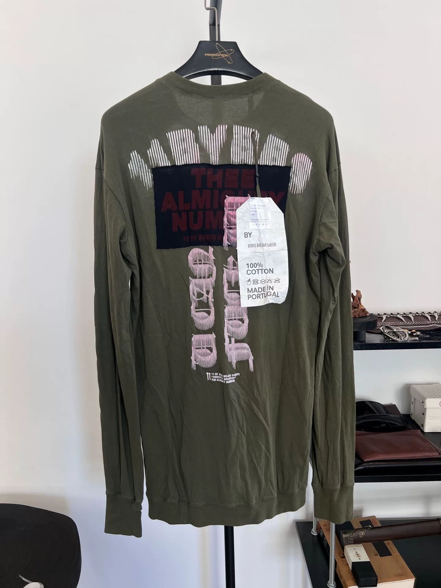 11 By Boris Bidjan Saberi Boris Bidjan Saberi 11by BBS Cotton Sweatshirt Size US L / EU 52-54 / 3 - 1 Thumbnail