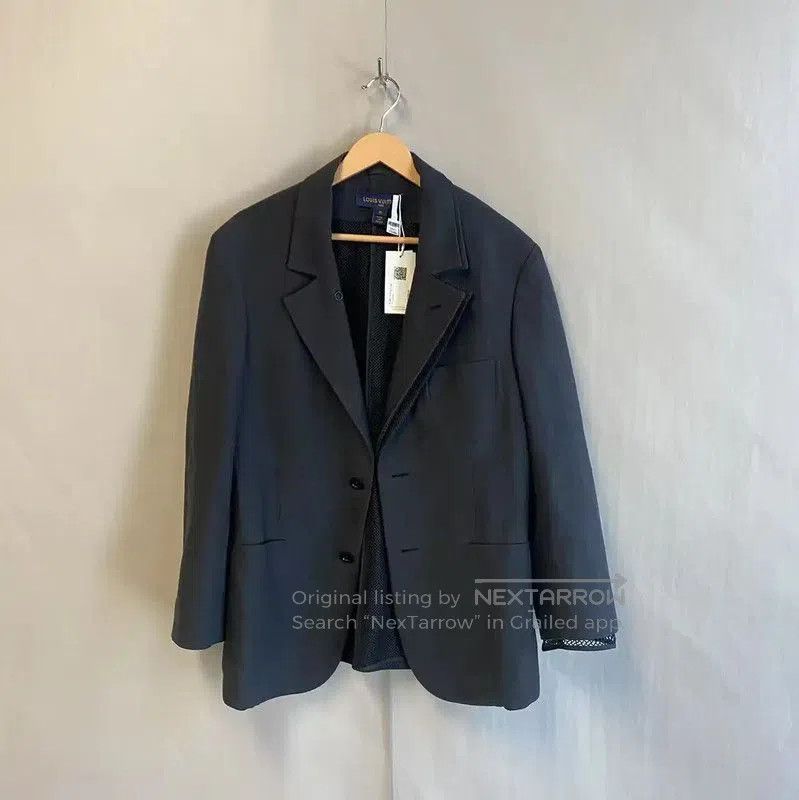 Louis Vuitton Louis Vuitton Black Cotton Women's Coat . Size S / US 4 / IT 40 - 1 Thumbnail
