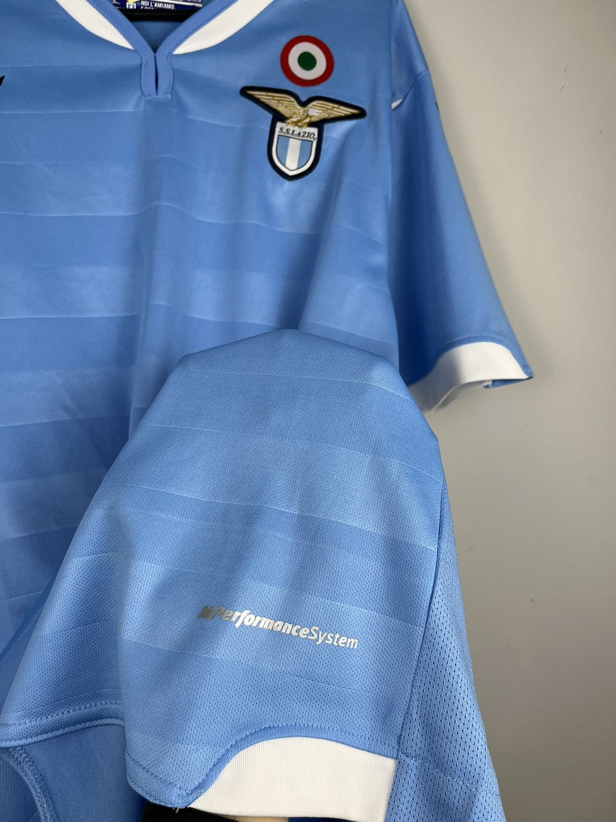 Macron SS Lazio macron 2019/2020 home Jersey Size US XL / EU 56 / 4 - 5 Thumbnail