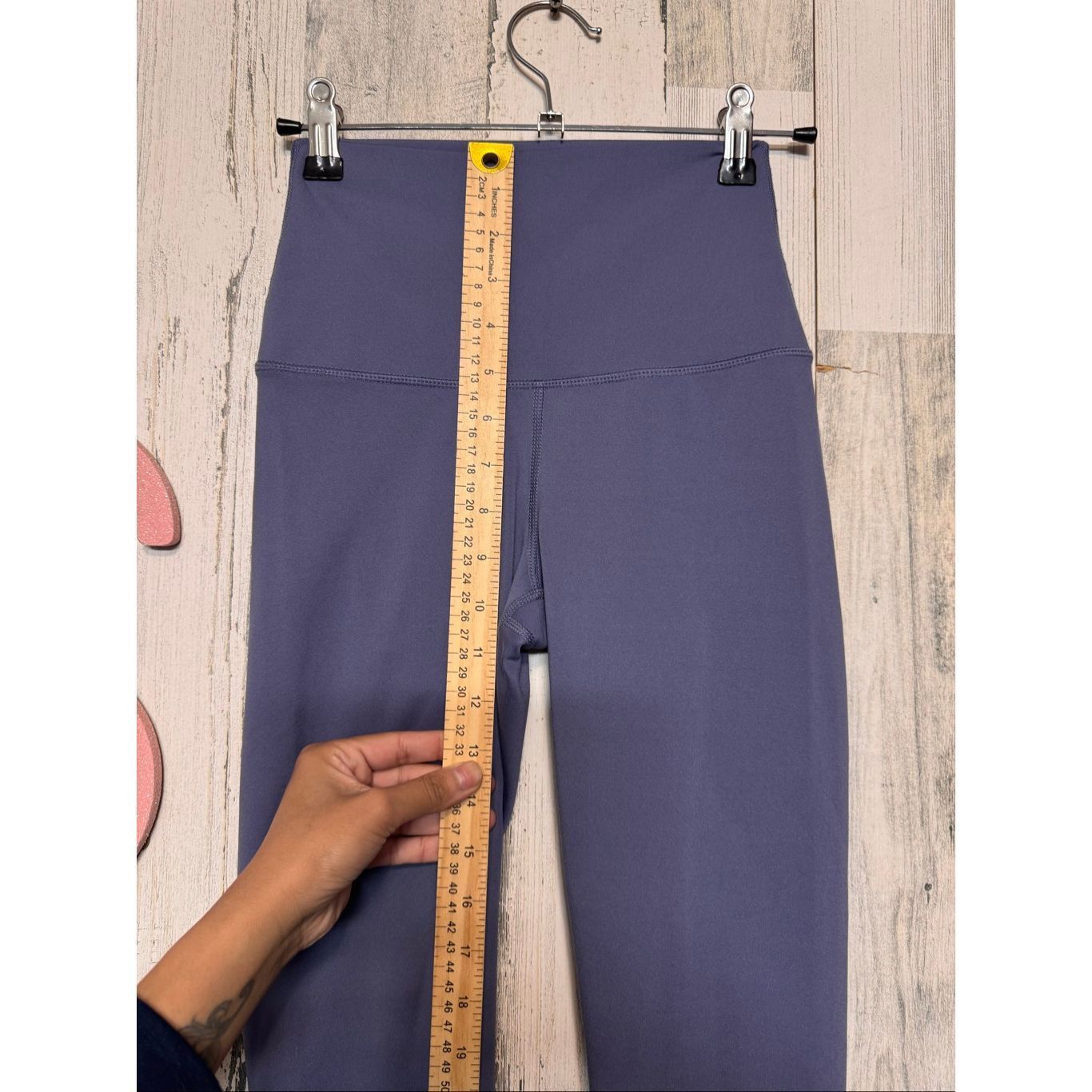 Other Yogalicious Lux High Waist Leggings XS Purple Blue Size 26" / US 2 / IT 38 - 10 Thumbnail