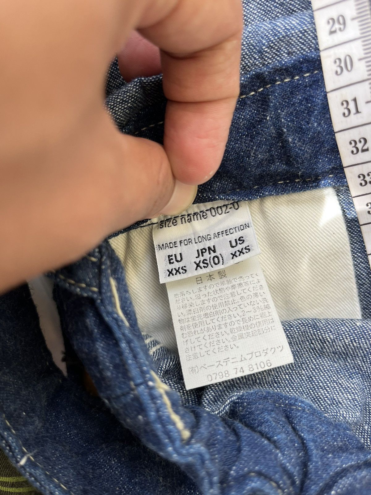 Japanese Brand × Orslow Orslow Wide Leg Overall Size 28" / US 6 / IT 42 - 17 Thumbnail