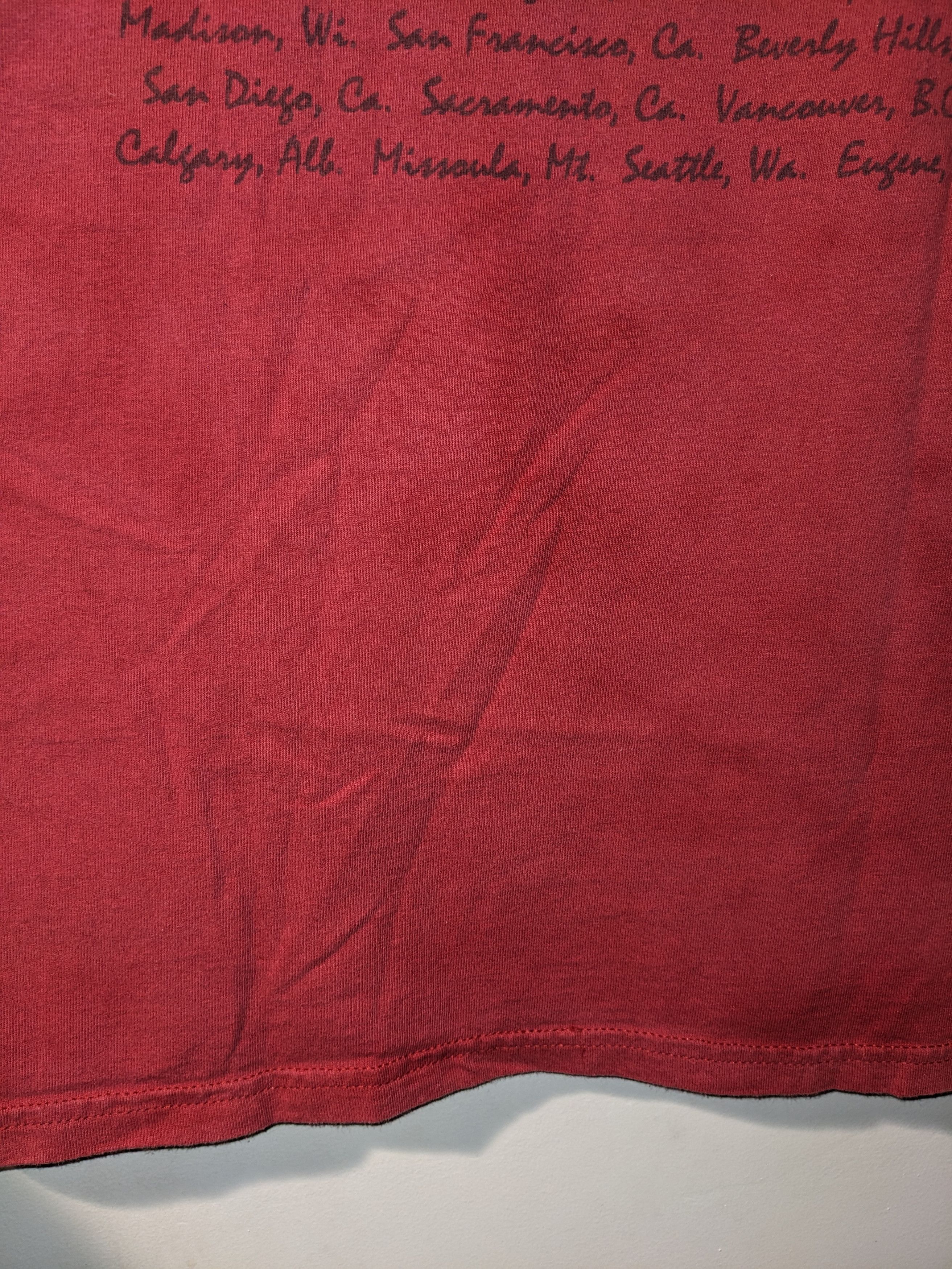 Band Tees × Vintage Vintage Gov't Mule Deja Voodoo Band Tour Red X-Large T-Shirt Size US XL / EU 56 / 4 - 9 Thumbnail