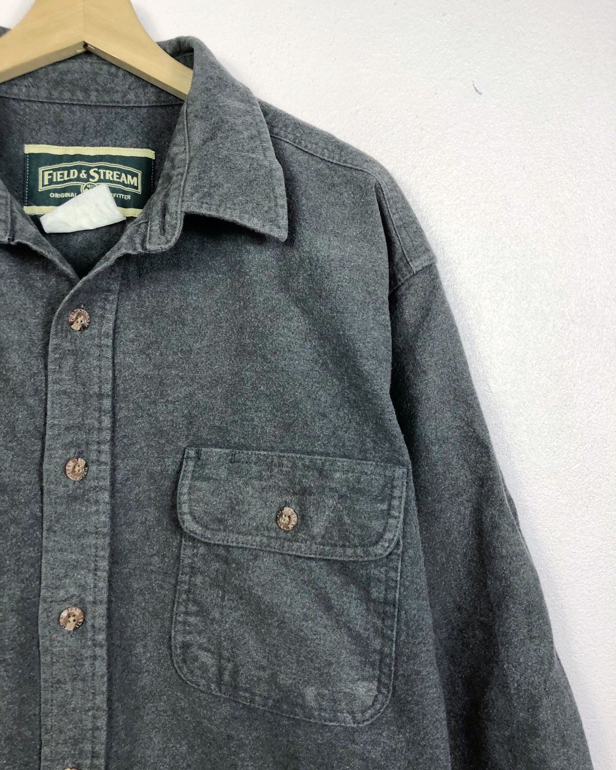 Field & Stream Rare Vintage Field And Stream Thick Flannel Button Ups Shirt Size US XL / EU 56 / 4 - 3 Thumbnail