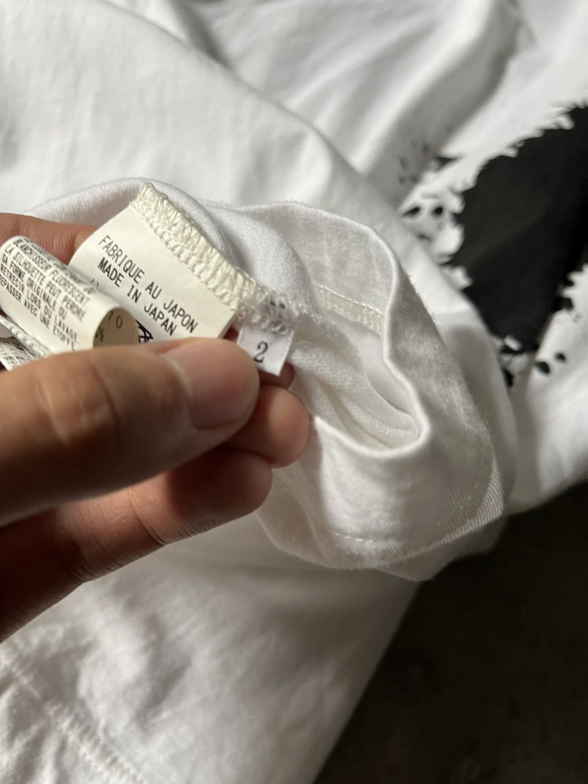 Japanese Brand × Y's × Yohji Yamamoto Y's paint stain logo white Yohji Yamamoto Size US M / EU 48-50 / 2 - 11 Thumbnail