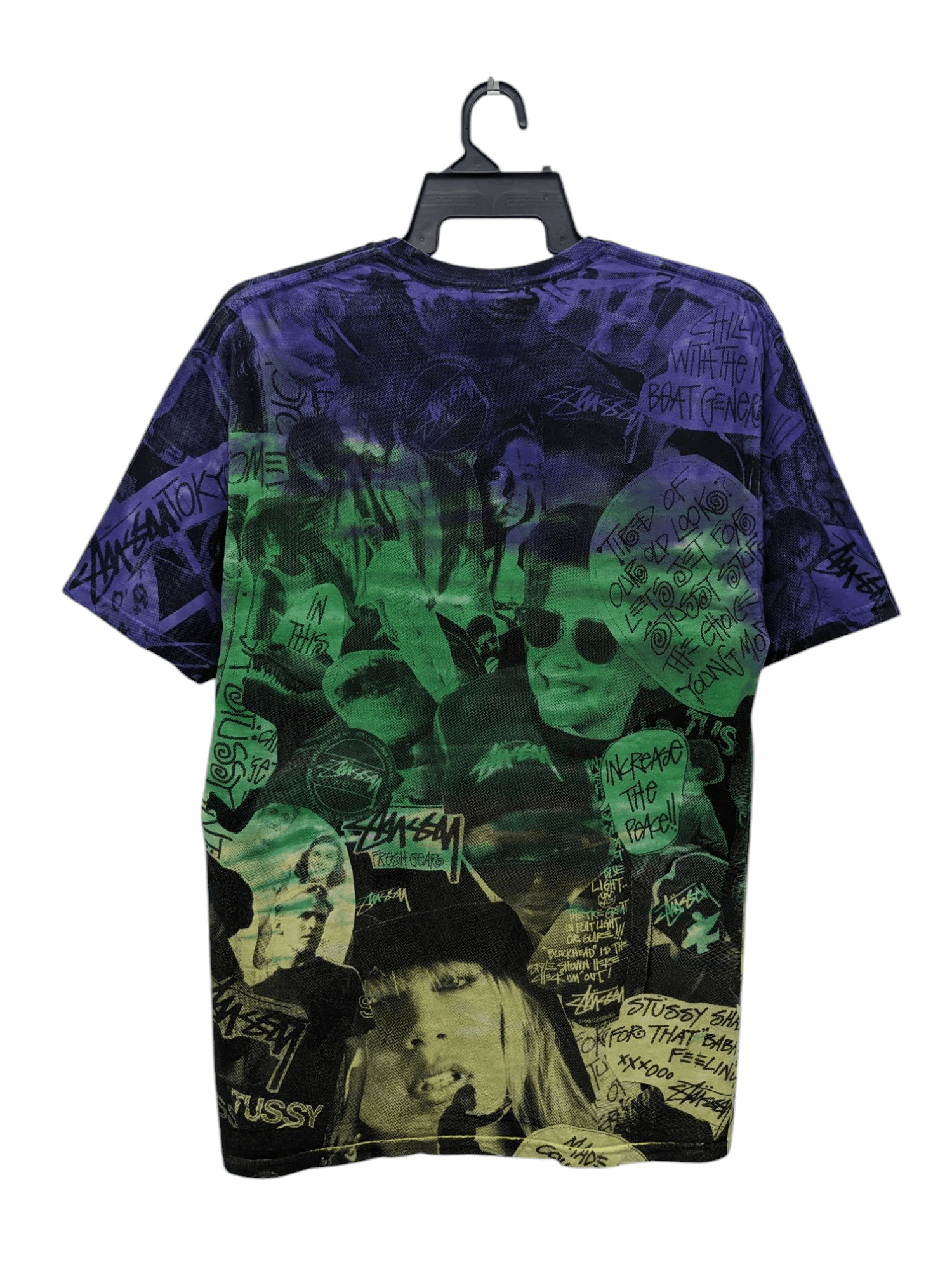 Stussy Rare Stussy Overprint Tshirt Size US L / EU 52-54 / 3 - 1 Thumbnail