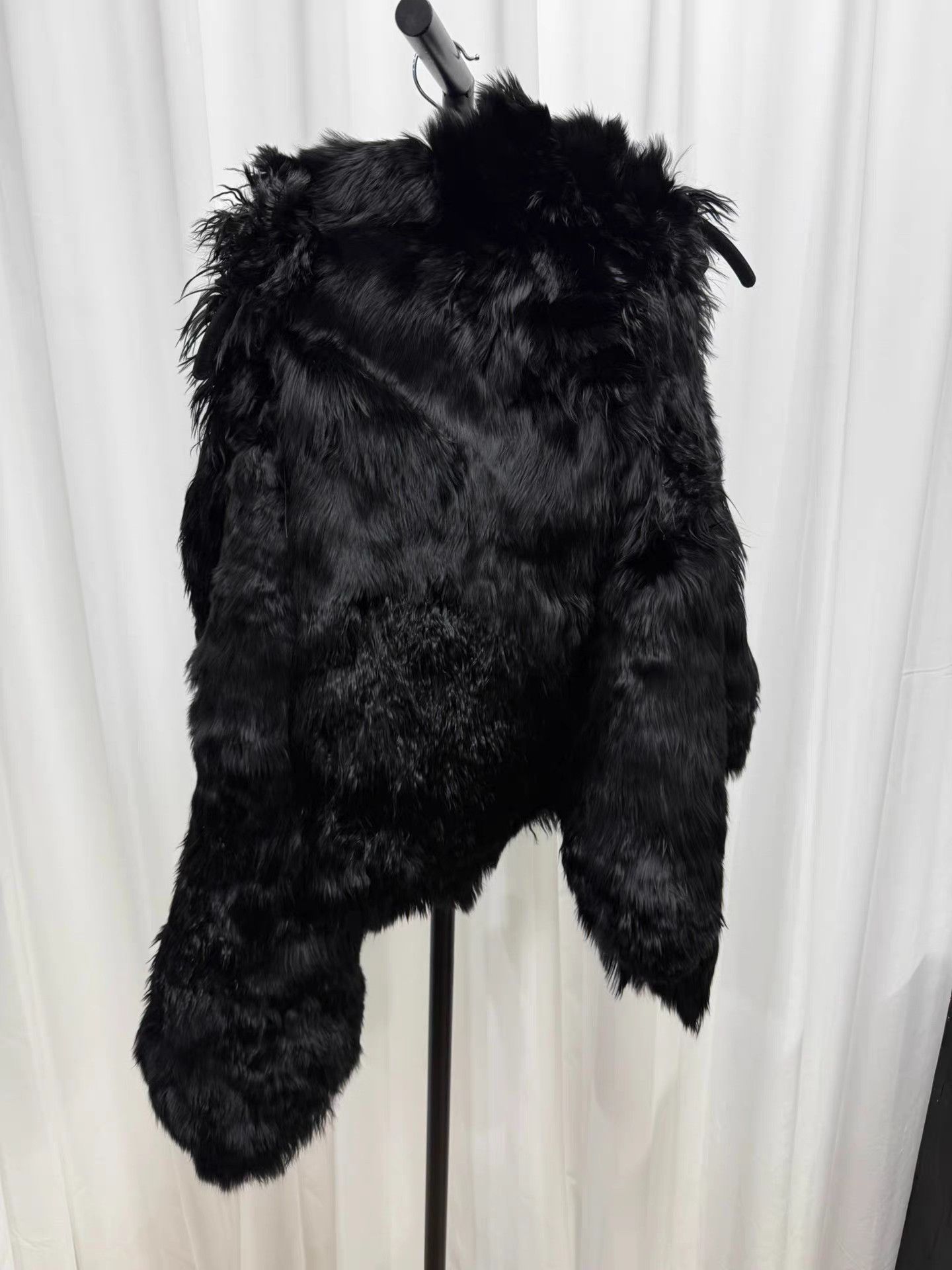 Ann Demeulemeester Ann Demeulemeester Fur Panel Three-Hole Vest Cape K20 Size US S / EU 44-46 / 1 - 8 Thumbnail