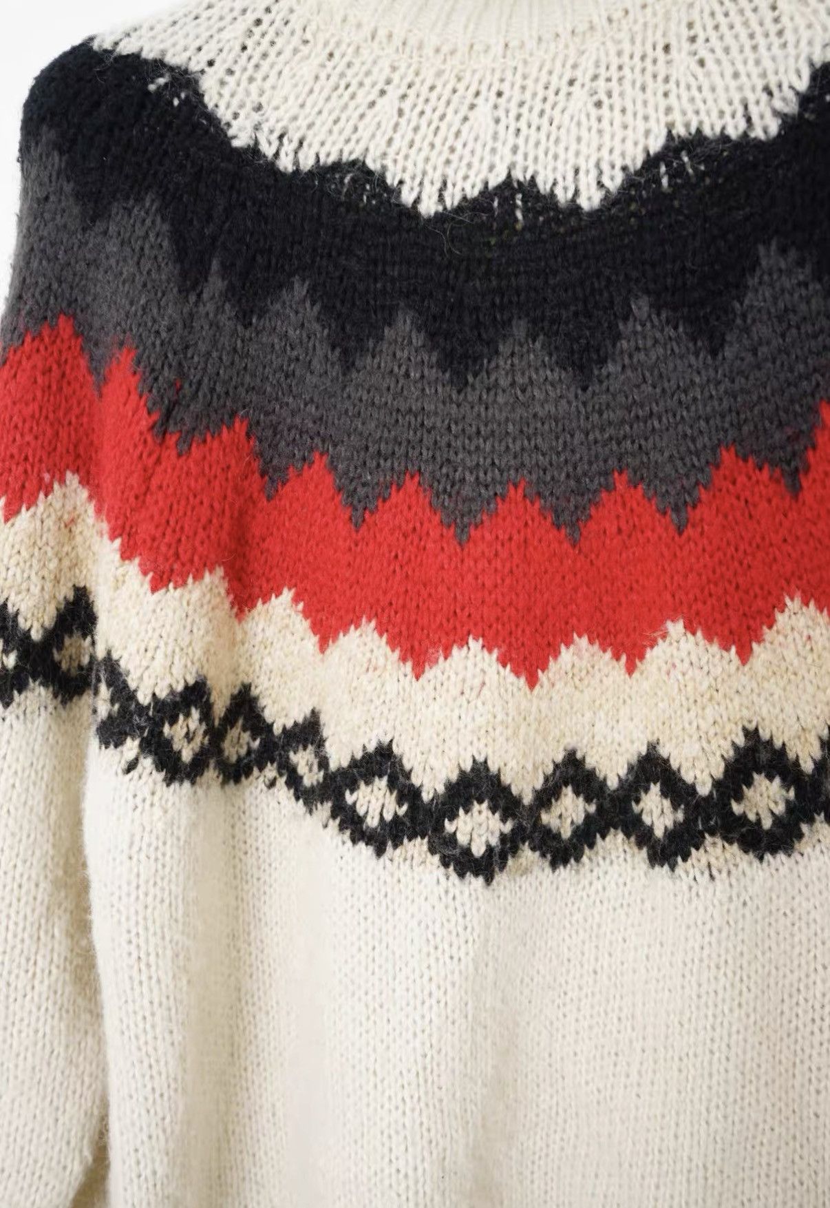 FACTOTUM Factotum Fair Isle High Neck Sweater Size US S / EU 44-46 / 1 - 5 Thumbnail