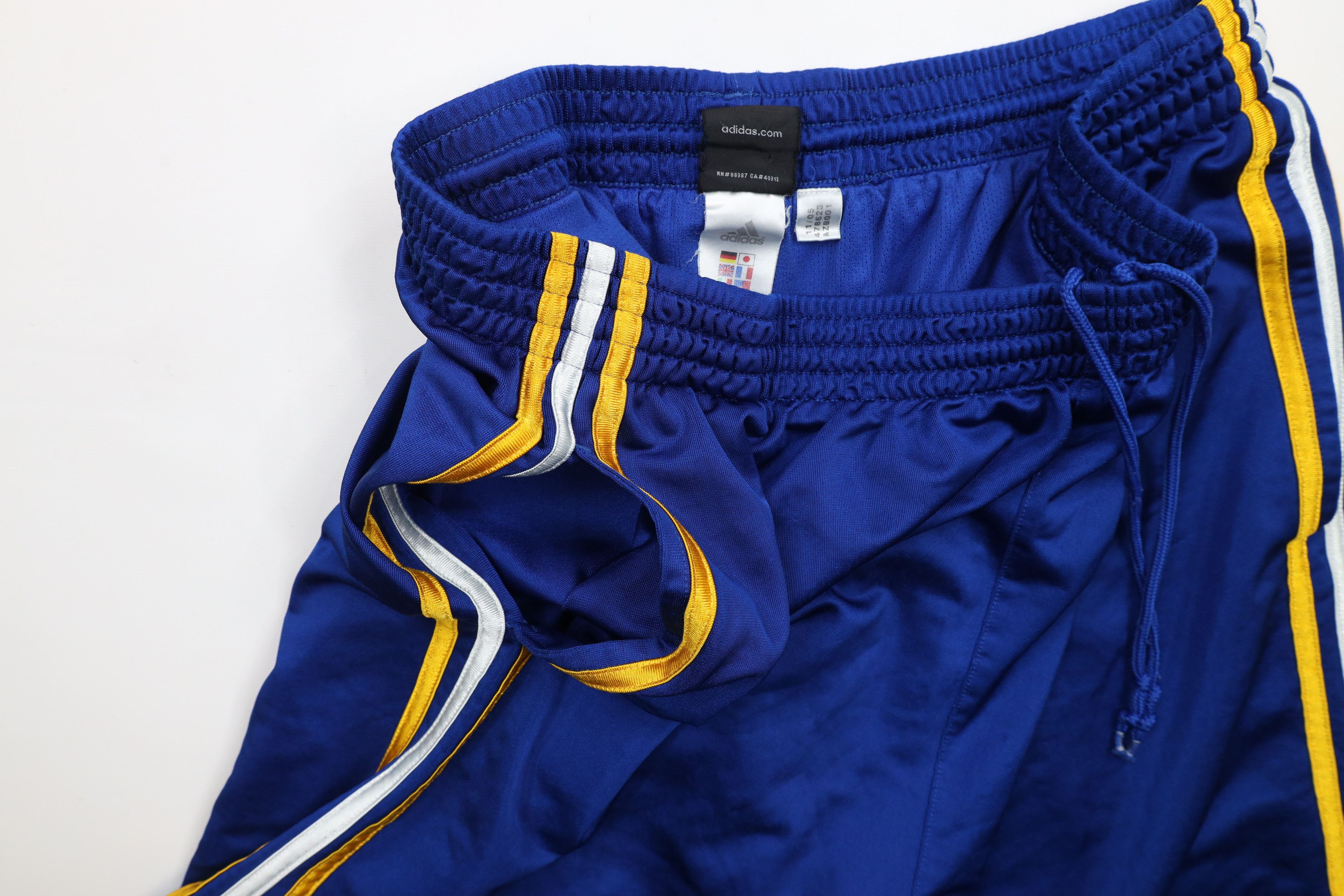 Adidas × Vintage Vintage Y2K Adidas Heavyweight Basketball Shorts Blue Size US 38 / EU 54 - 7 Thumbnail