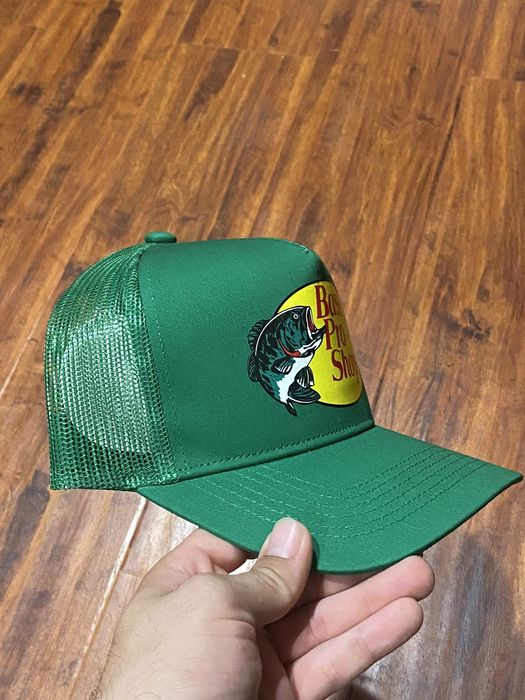 Bass Pro Shops Bass, pro shop, trucker hat color green
