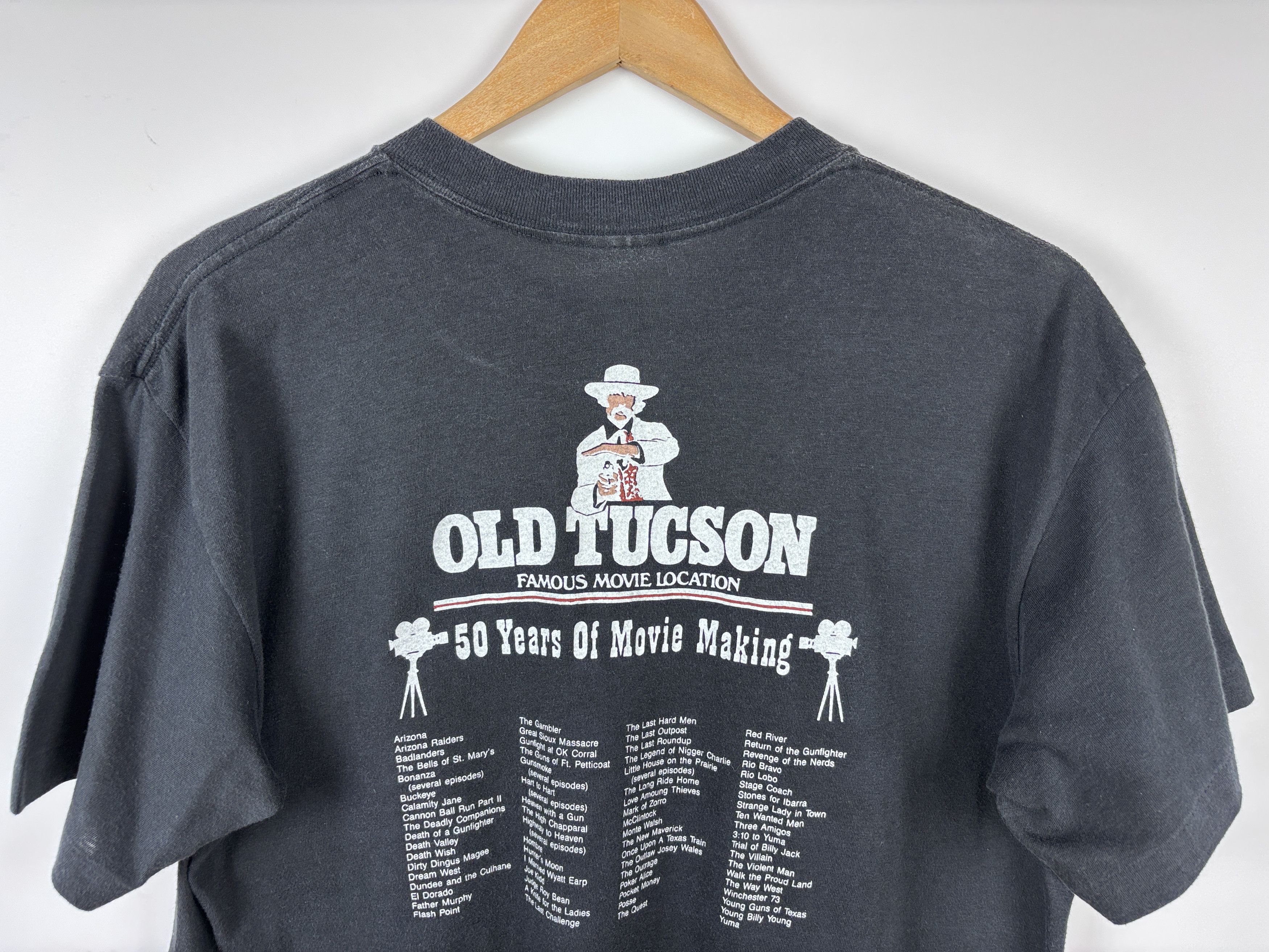 Vintage Vintage Old Tucson Studios T-Shirt Touch of Gold Black M Size US M / EU 48-50 / 2 - 8 Thumbnail