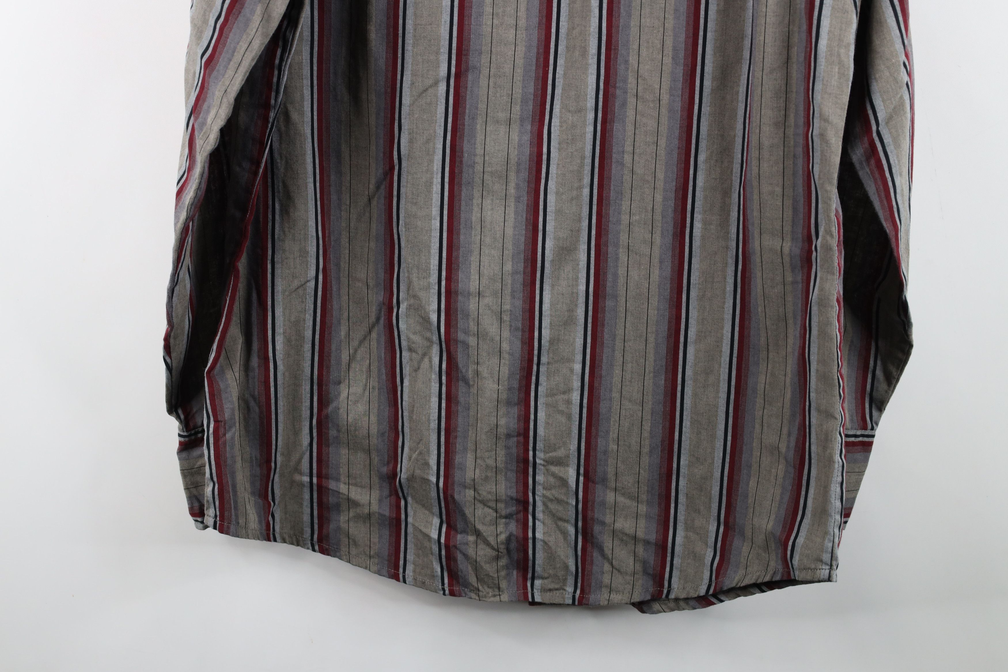 Vintage Vintage 90s Streetwear Western Striped Snap Button Shirt Size US M / EU 48-50 / 2 - 12 Thumbnail