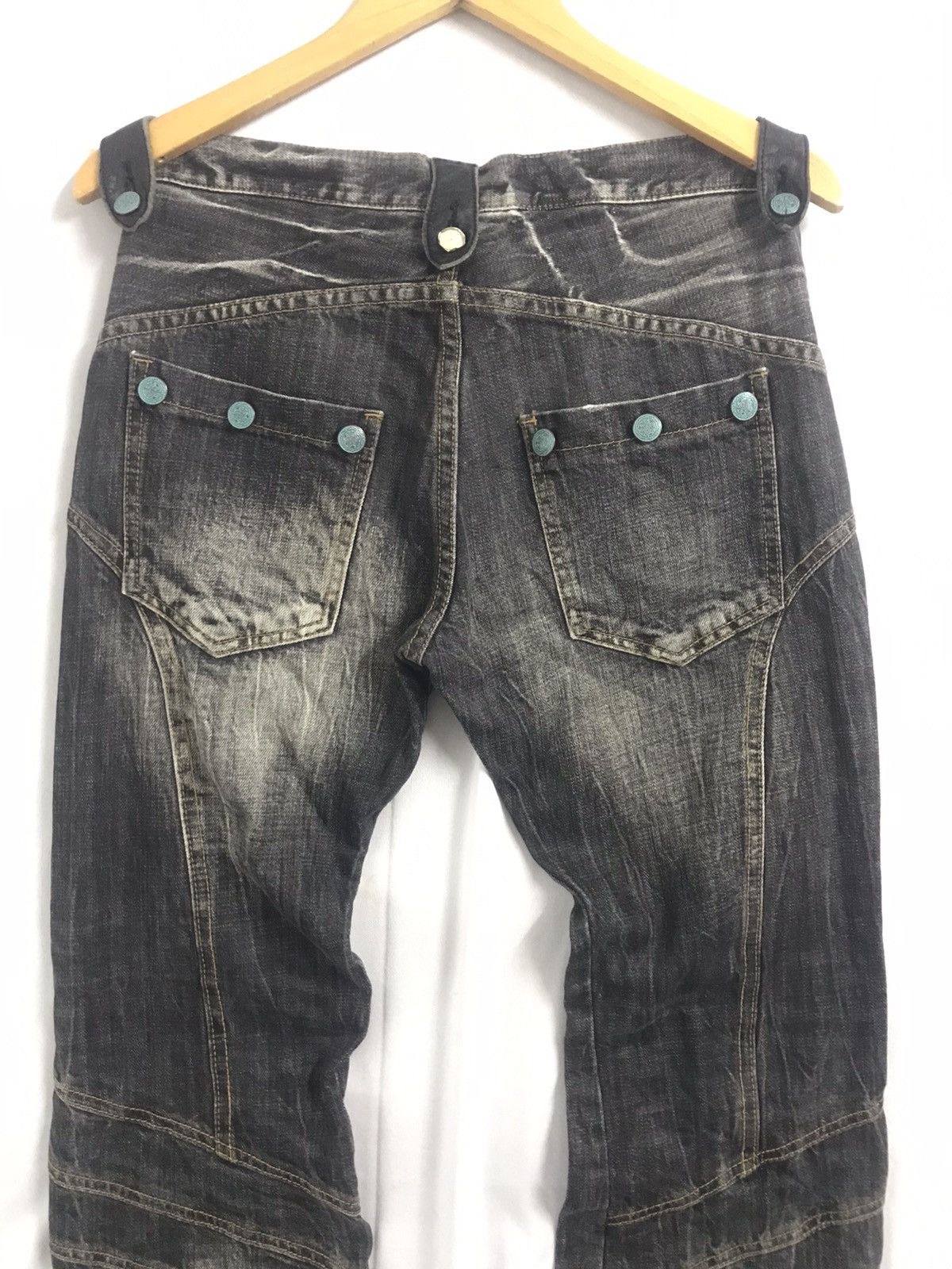 Japanese Brand DAILY NEWS - Flare Jeans Size US 31 - 11 Thumbnail