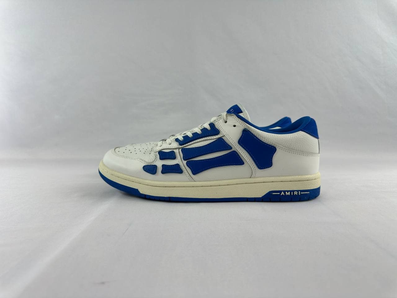 Amiri Amiri Skel Top Low 'White Blue' Sneakers Size US 12 / EU 45 - 6 Thumbnail