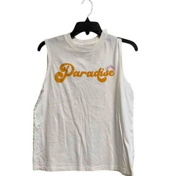 Other Women's Paradise Graphic Tank Top - Cream XL Size XL / US 12-14 / IT 48-50 - 3 Thumbnail