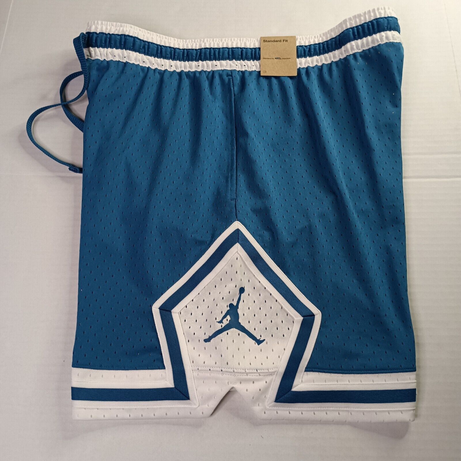 Nike Nike Air Jordan Dri-FIT Sport Mesh Shorts Blue White Mens XL Size US 34 / EU 50 - 9 Thumbnail