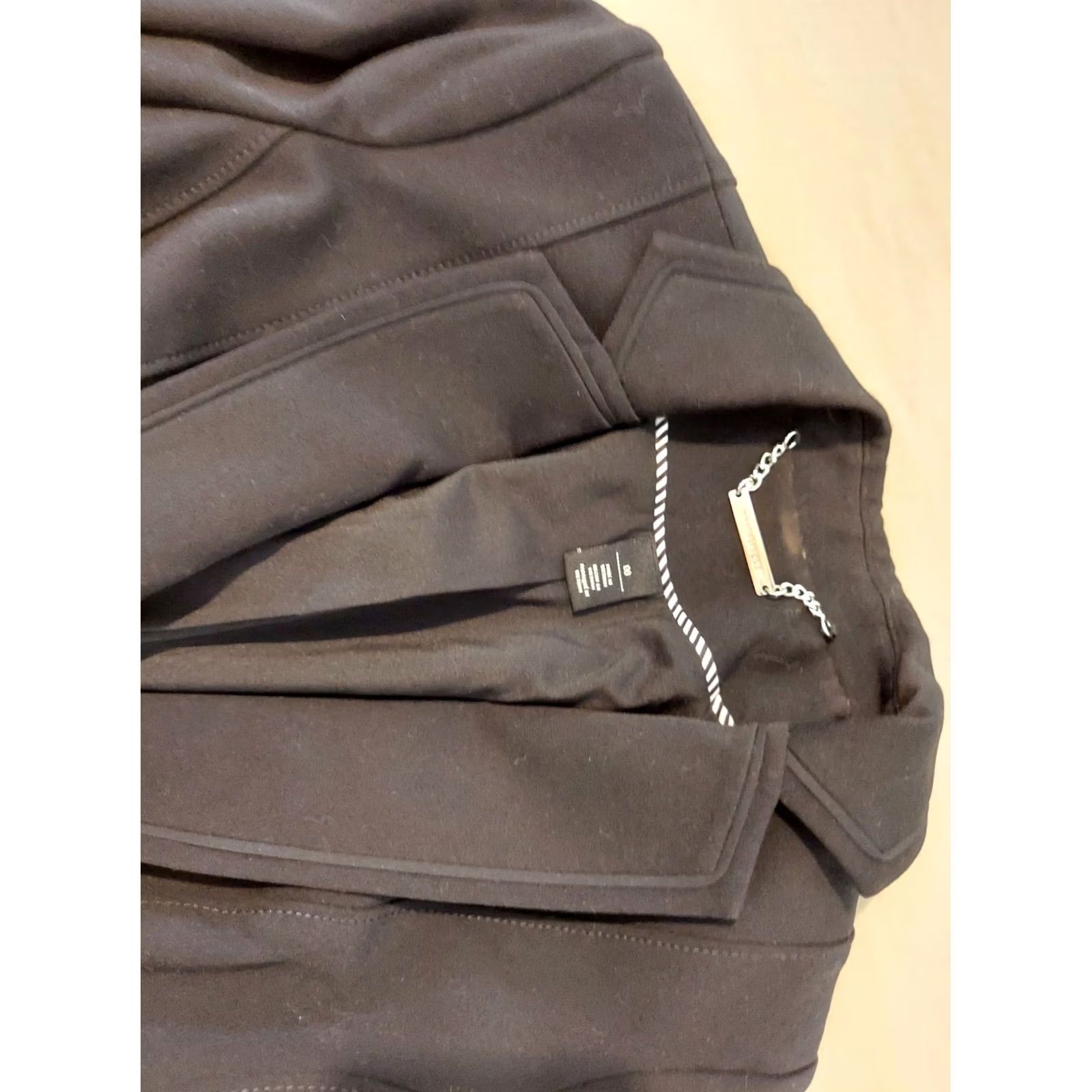 Vintage Blazer Jacket Womens 00 Black White House Market Size XXS / US 00 / IT 34 - 3 Thumbnail