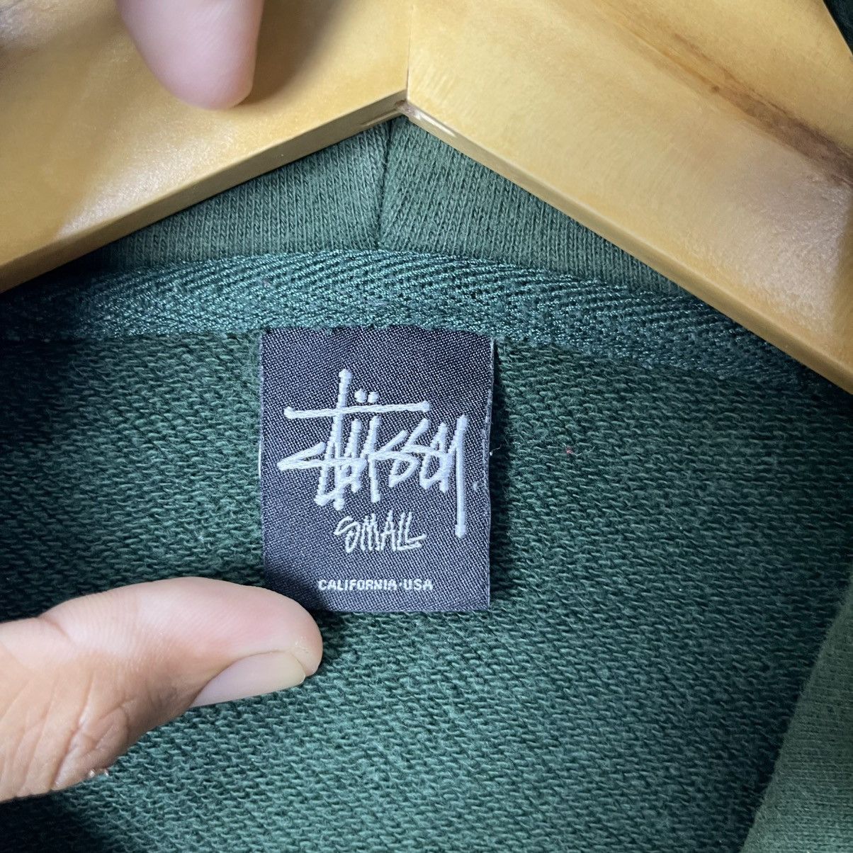 Stussy Stüssy Full Zip Hoodie – Forest Green (S) Size US S / EU 44-46 / 1 - 9 Thumbnail