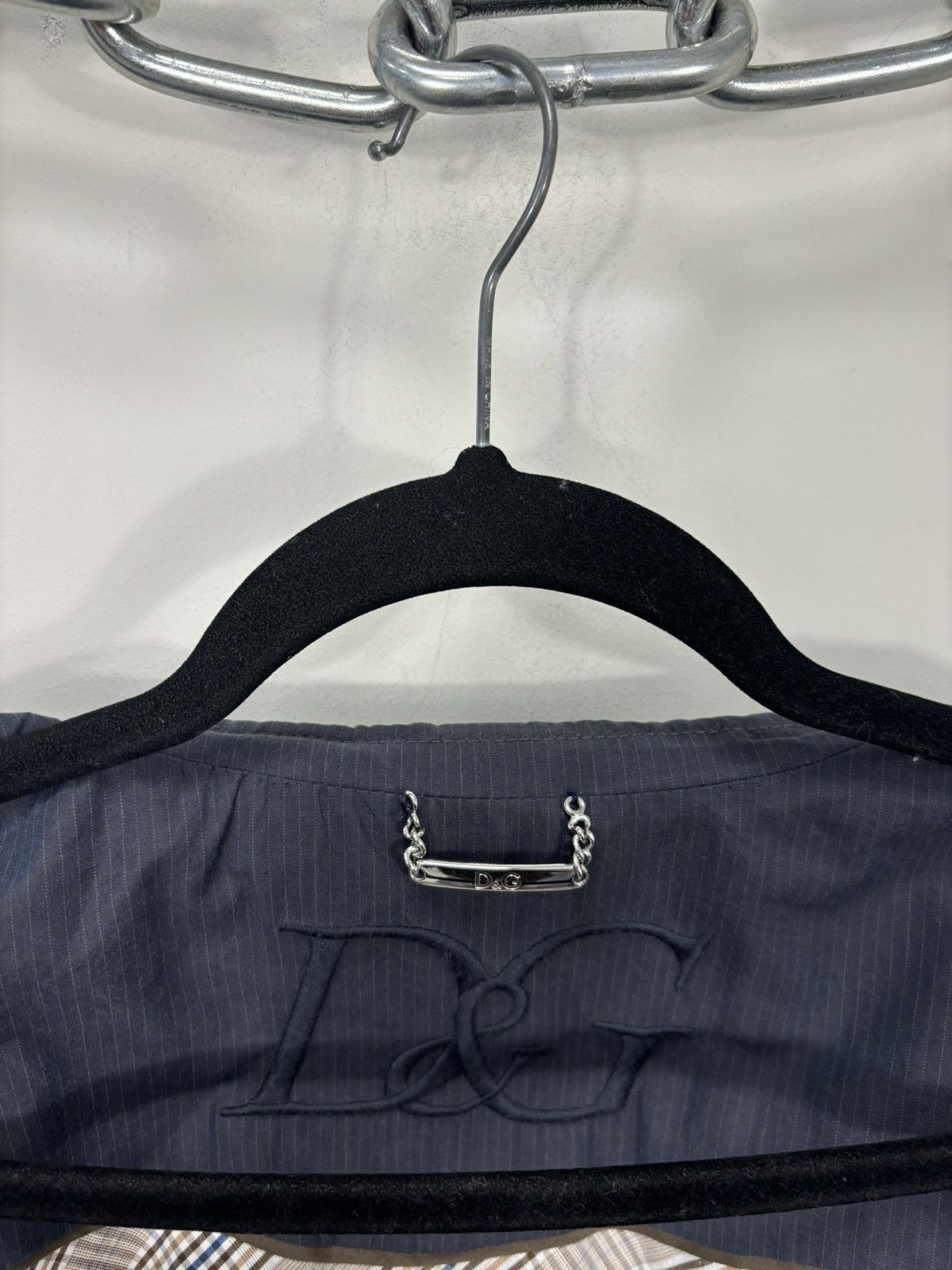 Dolce & Gabbana Vintage Dolce & Gabbana Men’s Striped Luxury Blazer Jacket Size 42R - 12 Thumbnail