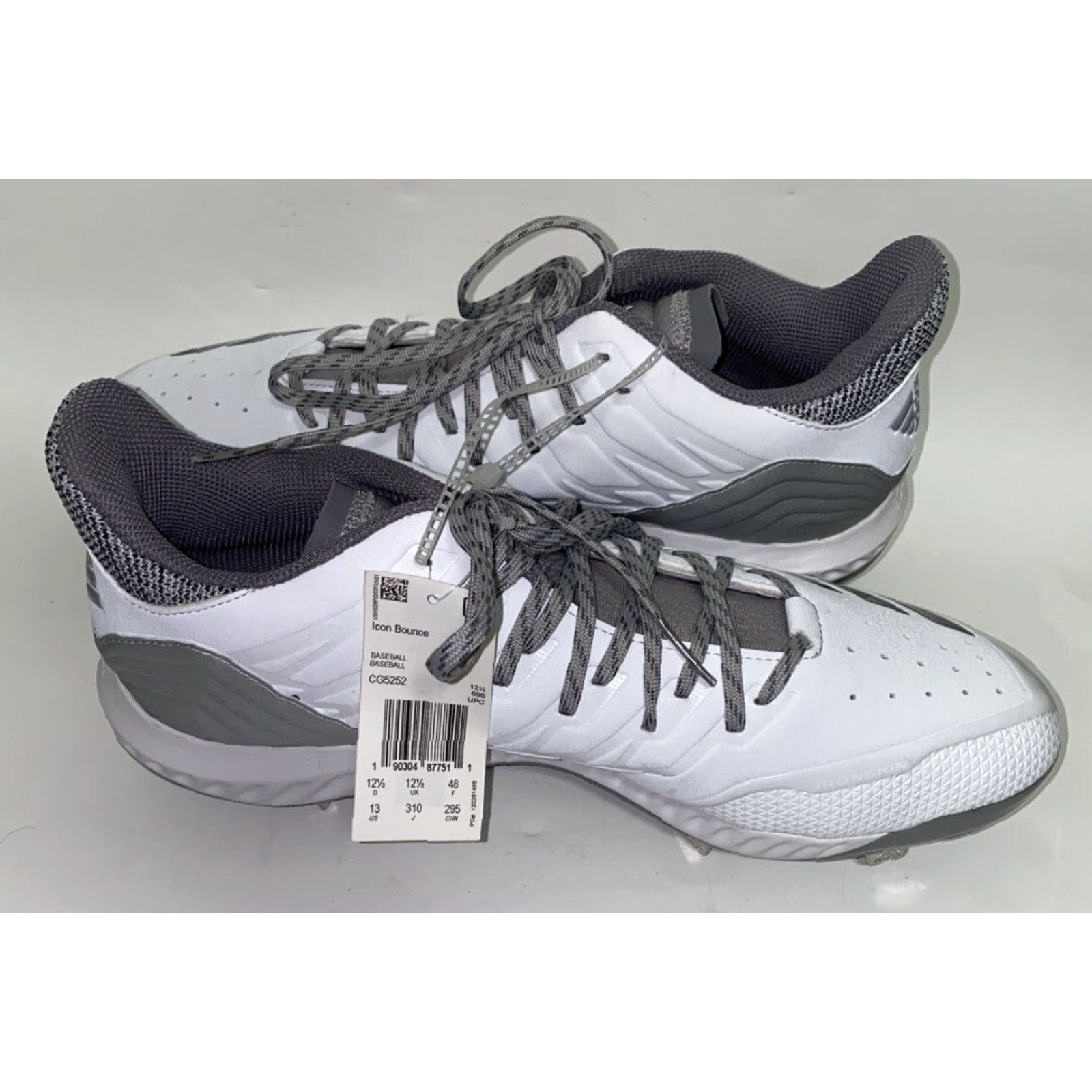 Adidas Adidas SPG 753001 Baseball Softball Cleats Men's Size 13 White Silver Size US 15 / EU 48 - 4 Thumbnail