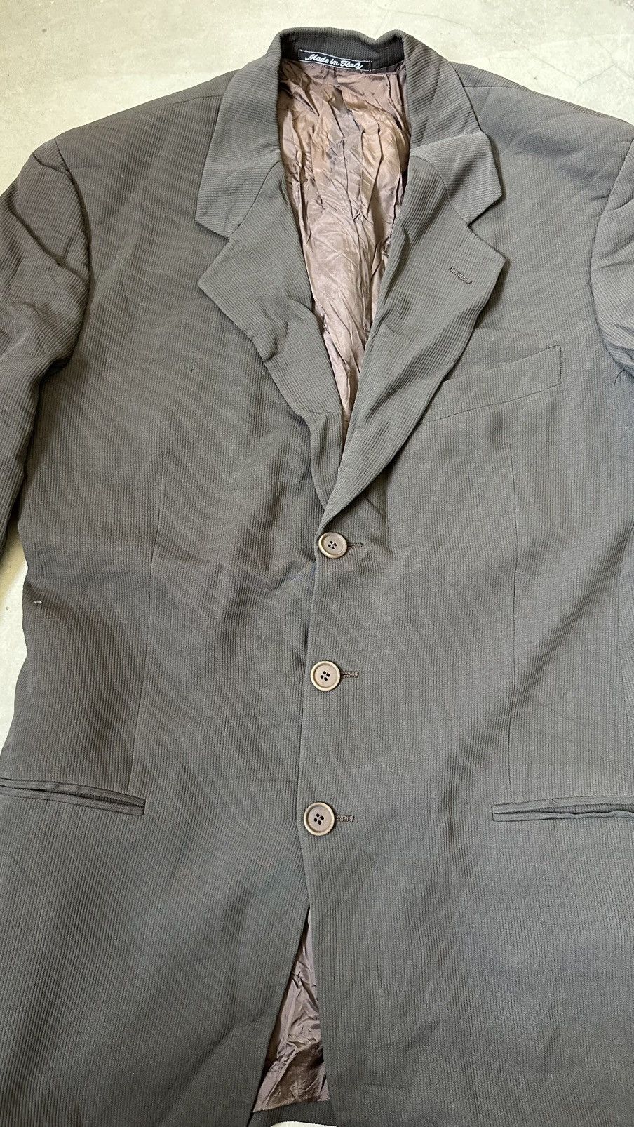 Vintage VINTAGE EMPORIO ARMANI MADE IN ITALY BLAZER Size 36S - 2 Thumbnail