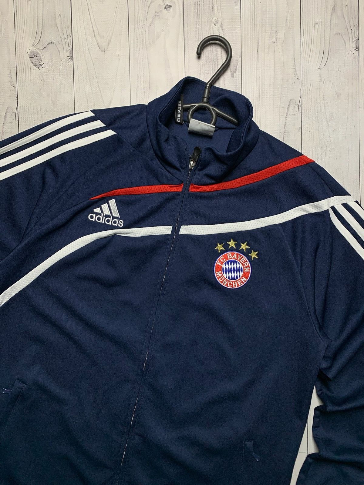 Adidas × Vintage Vintage adidas Bayern Munich soccer sweatshirt jacket M Size US M / EU 48-50 / 2 - 2 Thumbnail