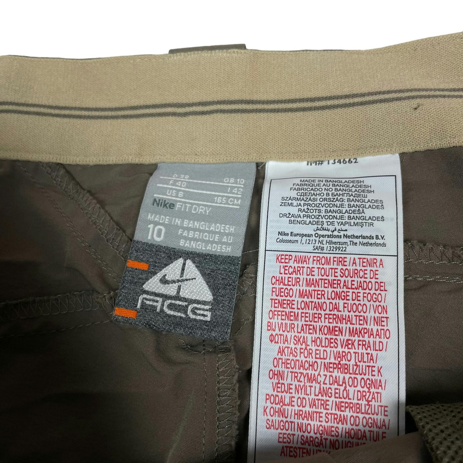 Nike × Nike ACG Nike ACG Dri Fit Women's Brown Ankle Zip Convertible Pants 8 Size 30" / US 8 / IT 44 - 12 Thumbnail