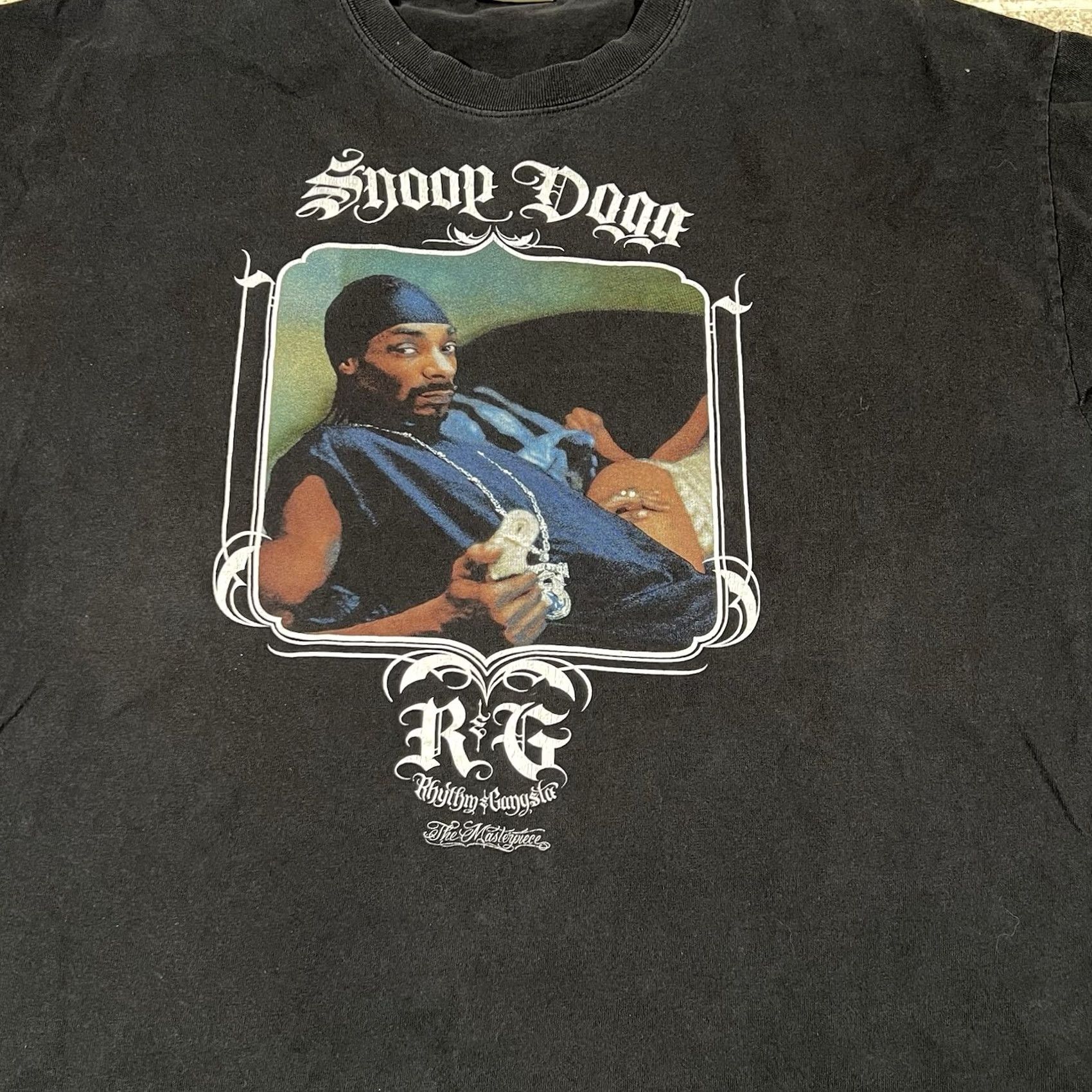 Hanes VINTAGE SNOOP DOGG Hiphop T-Shirt XL Men Black R&G RAP RYTHM AND GANGSTA 90s/Womens/Mens Size US XL / EU 56 / 4 - 2 Thumbnail