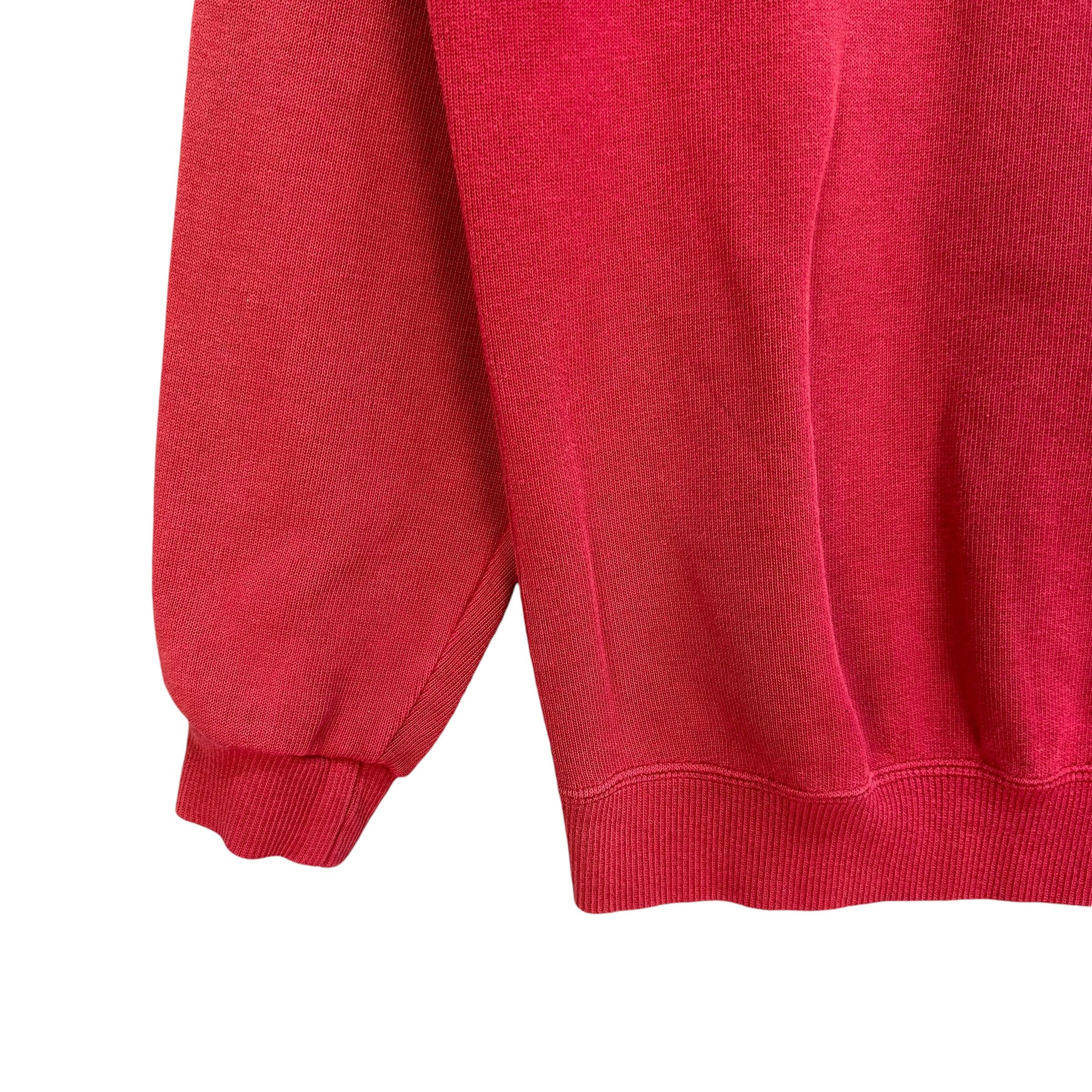 Kenzo KENZO JEANS Embroidery Big Logo Red Sweatshirts #A53-1232 Size US M / EU 48-50 / 2 - 7 Thumbnail