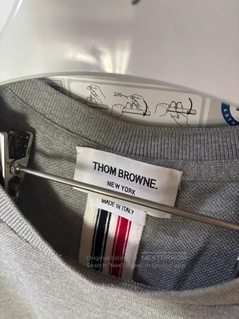 Thom Browne Thom Browne Three-stripe short-sleeve T-shirt Size US L / EU 52-54 / 3 - 3 Thumbnail