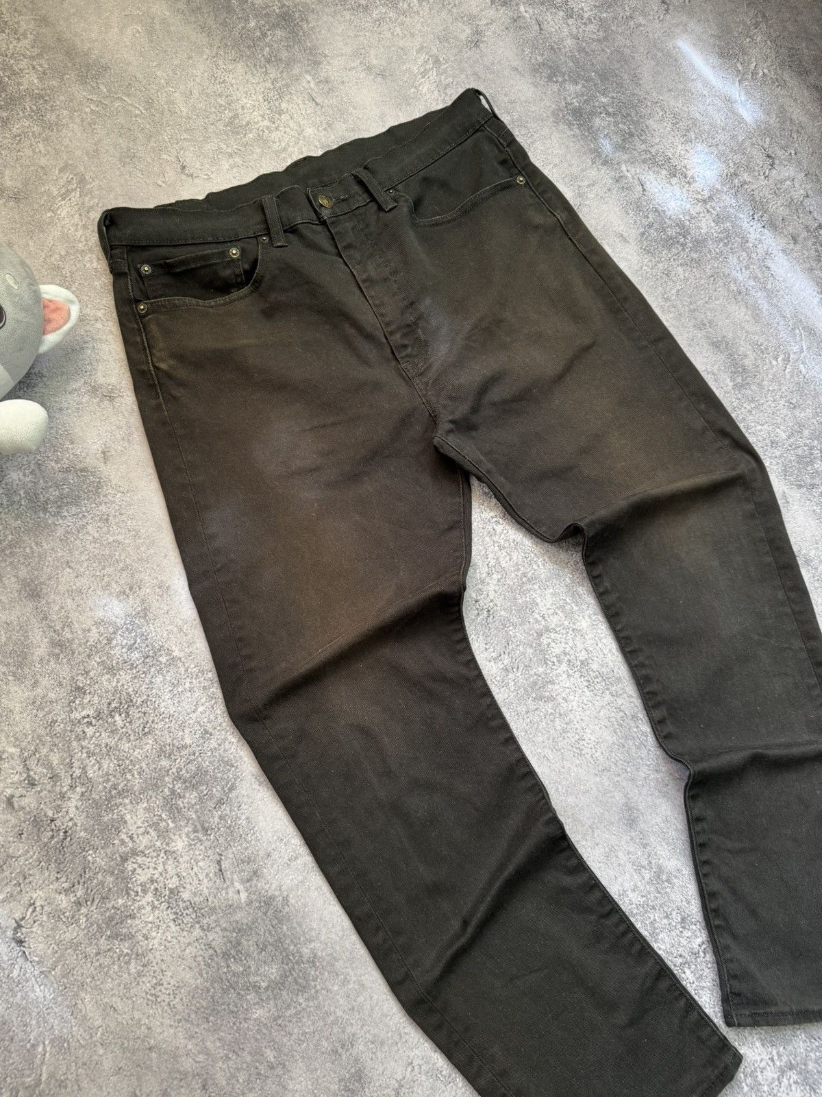 Levi's × Vintage Levi’s 522 Vintage Slim Fit Back Jeans Size 34x30 Size US 34 / EU 50 - 2 Thumbnail