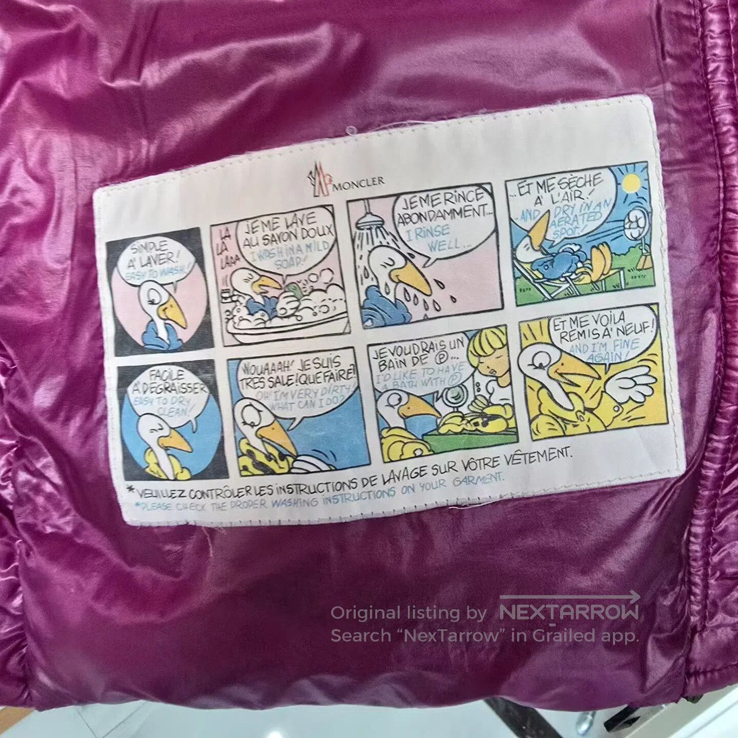 Moncler moncler pink purple down jacket. Size S / US 4 / IT 40 - 4 Thumbnail