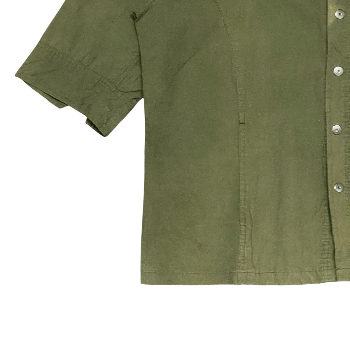 Japanese Brand Vintage Commontage 3/4 Sleeve 100% Silk Utility Army Shirt Size US XXL / EU 58 / 5 - 4 Thumbnail