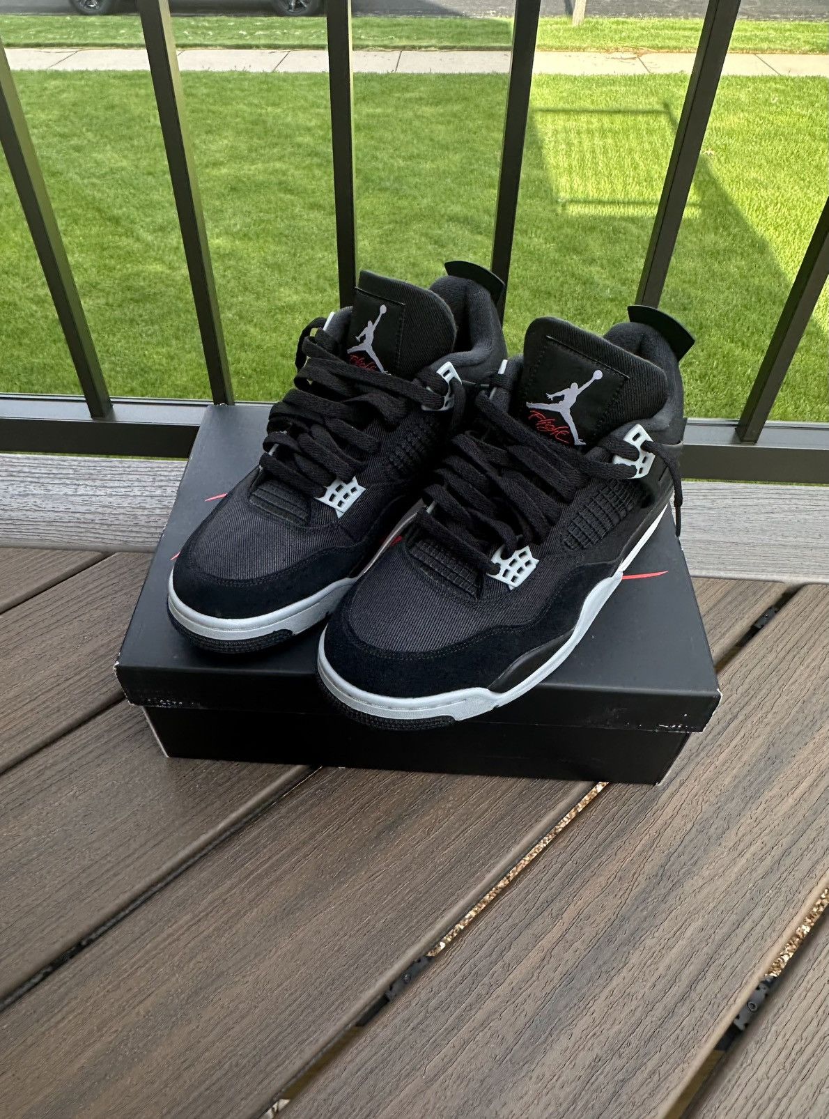Jordan Brand × Other Air Jordan 4 “Black Canvas” Size US 10 / EU 43 - 1 Thumbnail