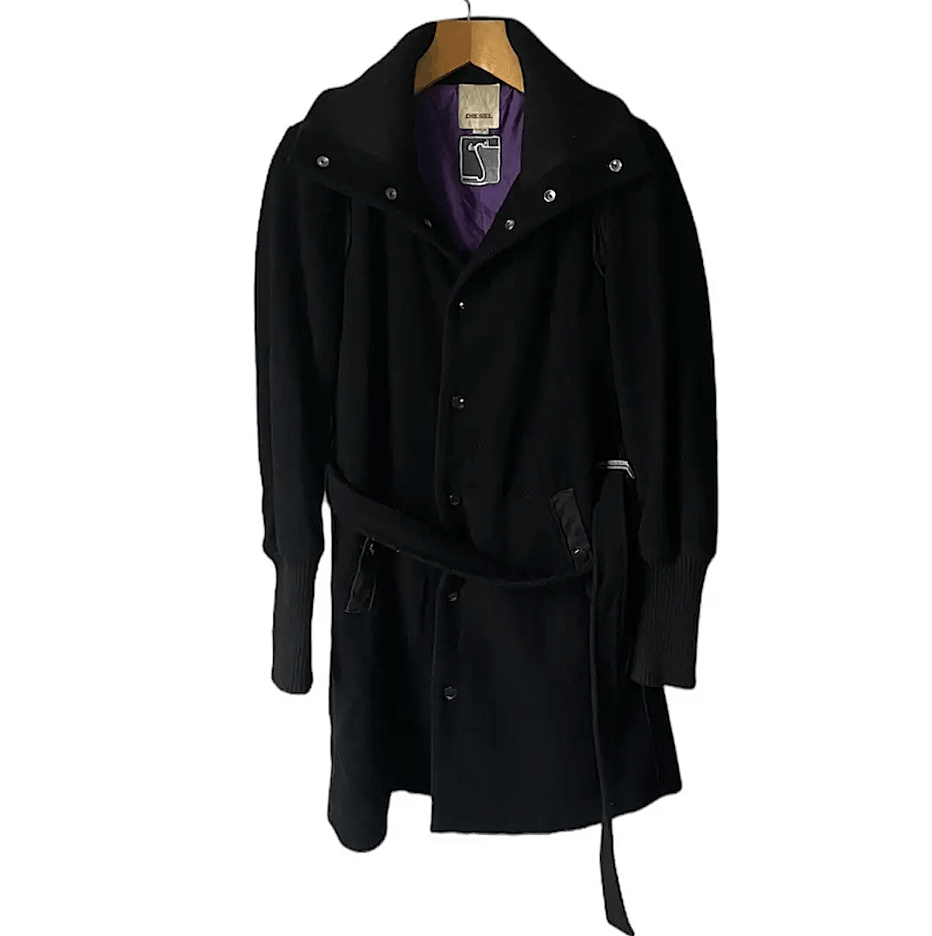 Japanese Brand Vintage Diesel Purple Inlined Coat Size US M / EU 48-50 / 2 - 2 Thumbnail