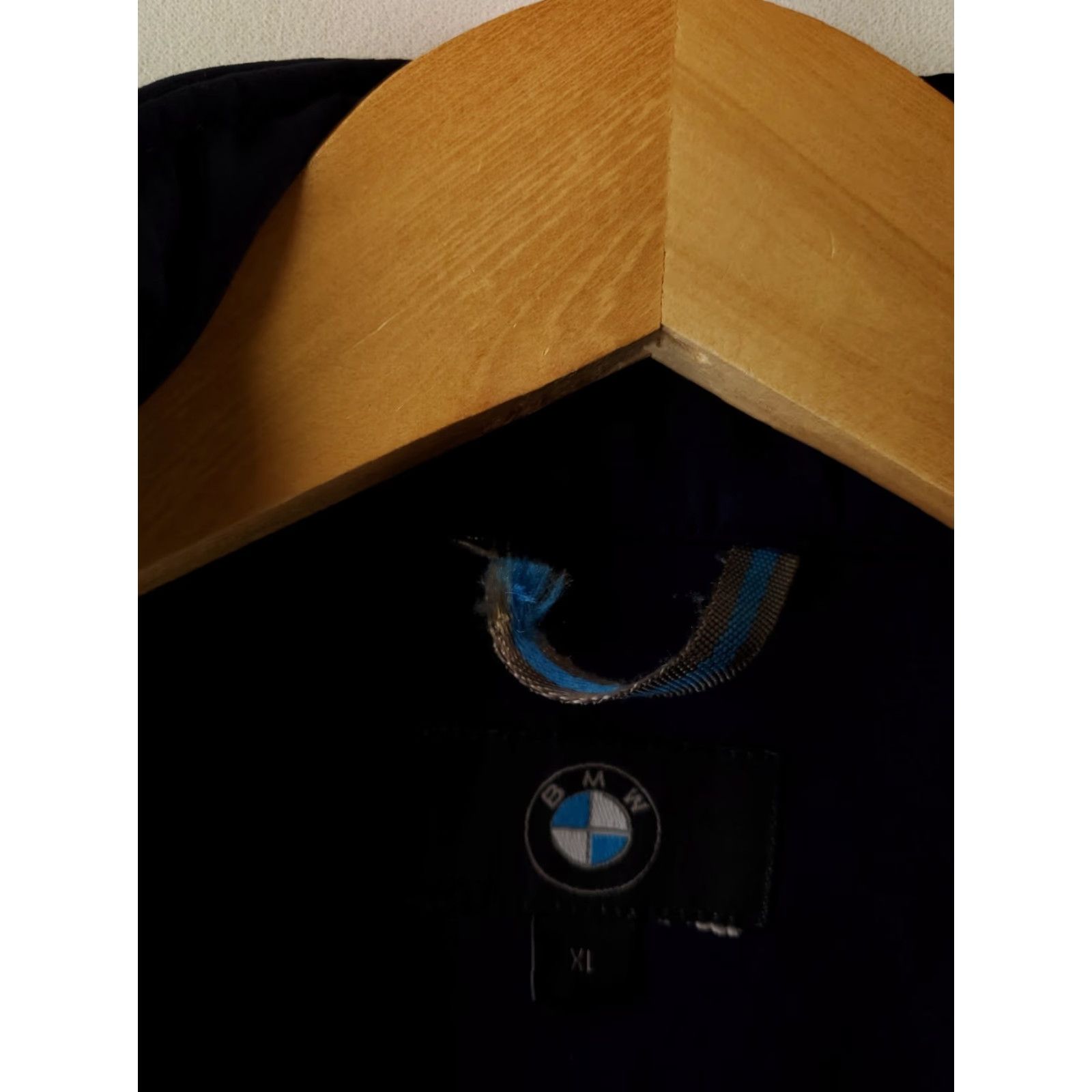 BMW BMW Full Zip Jacket Windbreaker Mens XL Navy Blue Softshell Hooded Jacket Size US XL / EU 56 / 4 - 4 Thumbnail