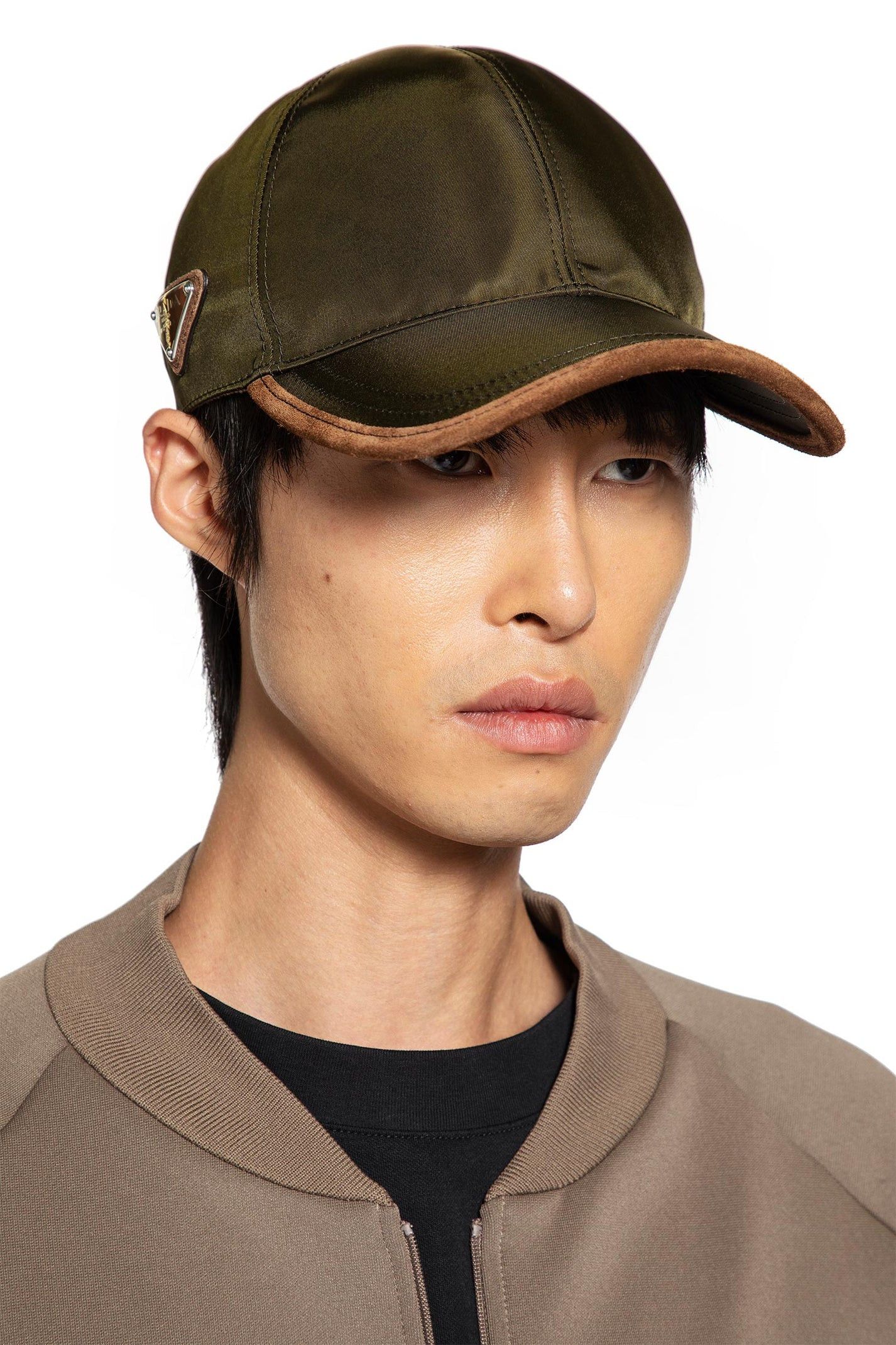 Prada os11x0126 Size: OS / Re-Nylon Baseball Hat / Cap in Green Size ONE SIZE - 3 Thumbnail