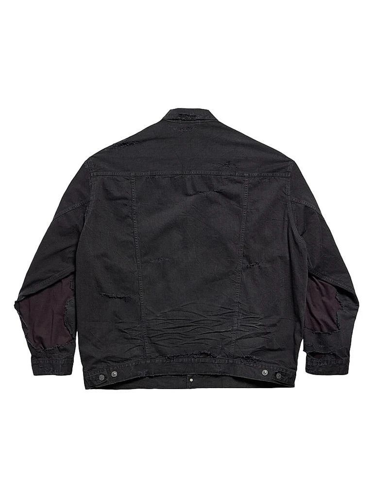 Balenciaga o1tr1nto0426 Unity Sports Icon Patchwork Jacket in Black Size S / US 4 / IT 40 - 2 Thumbnail