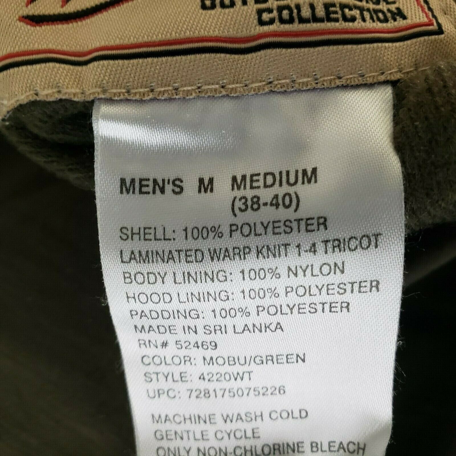 Woolrich Woolen Mills Woolrich Camo Reversible Insulated Jacket Mens Size Medium Size US M / EU 48-50 / 2 - 7 Thumbnail