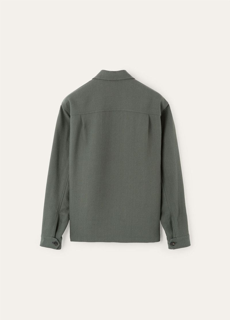 Loro Piana o1w1db10226 FAP1755 Alfred Overshirt in Dark Grey Size US L / EU 52-54 / 3 - 6 Thumbnail