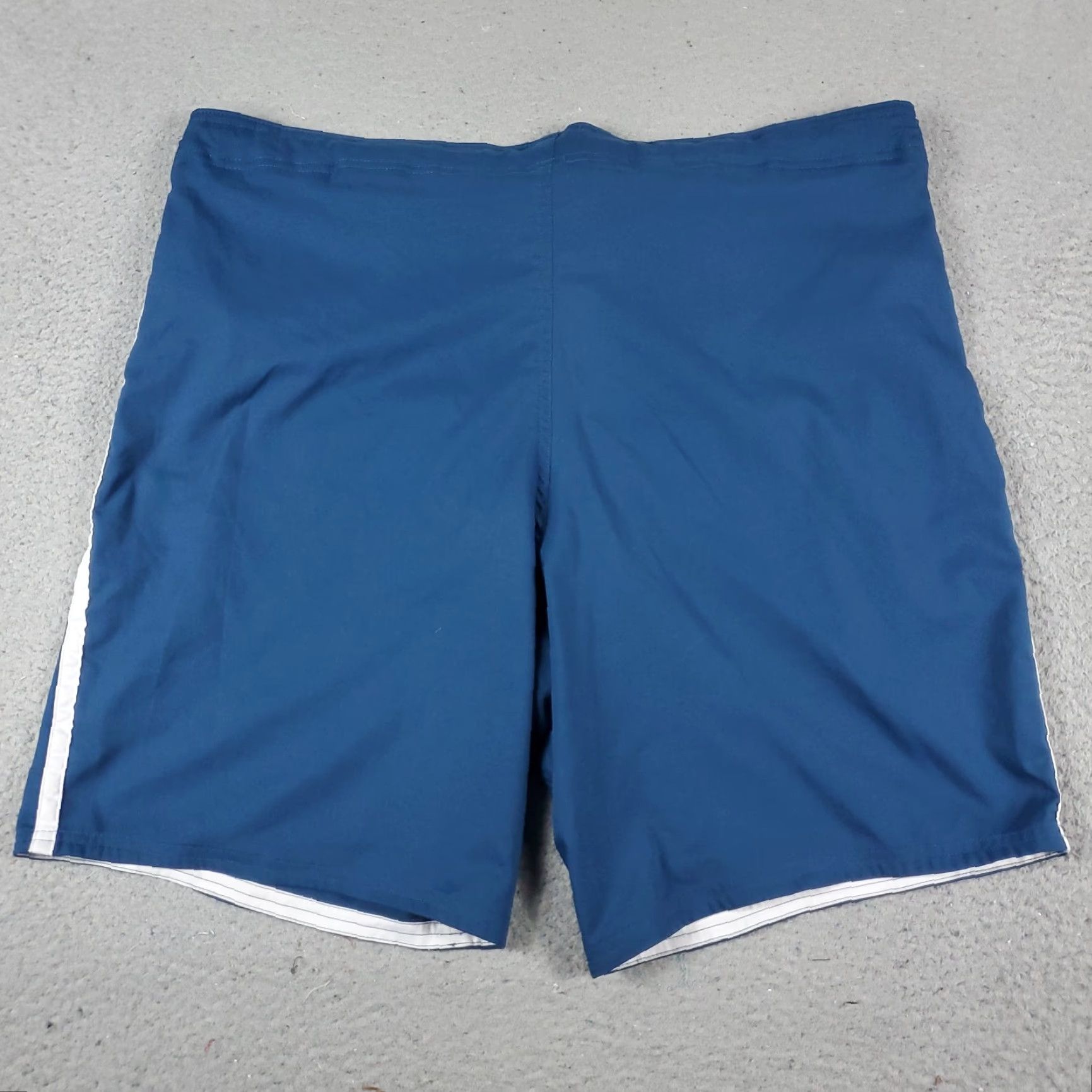 Nike Nike Shorts Mens L Blue Swoosh Lace Tie Beach Board Swim Trunks Size US 33 - 7 Thumbnail