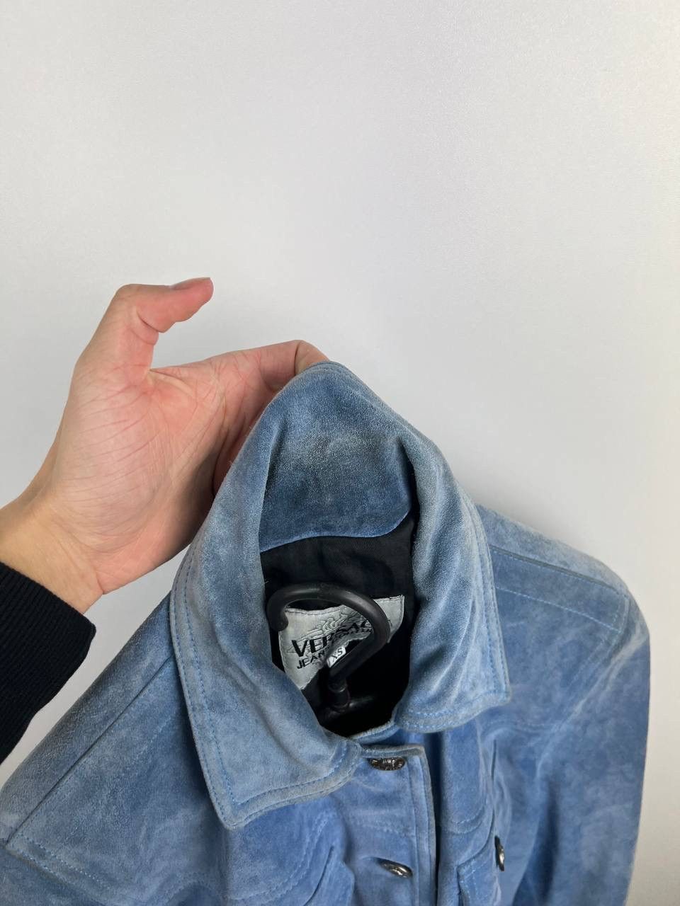 Versace × Versace Jeans Couture × Vintage Versace Jeans Couture leather vintage jacket size XS Size XS / US 0-2 / IT 36-38 - 4 Thumbnail