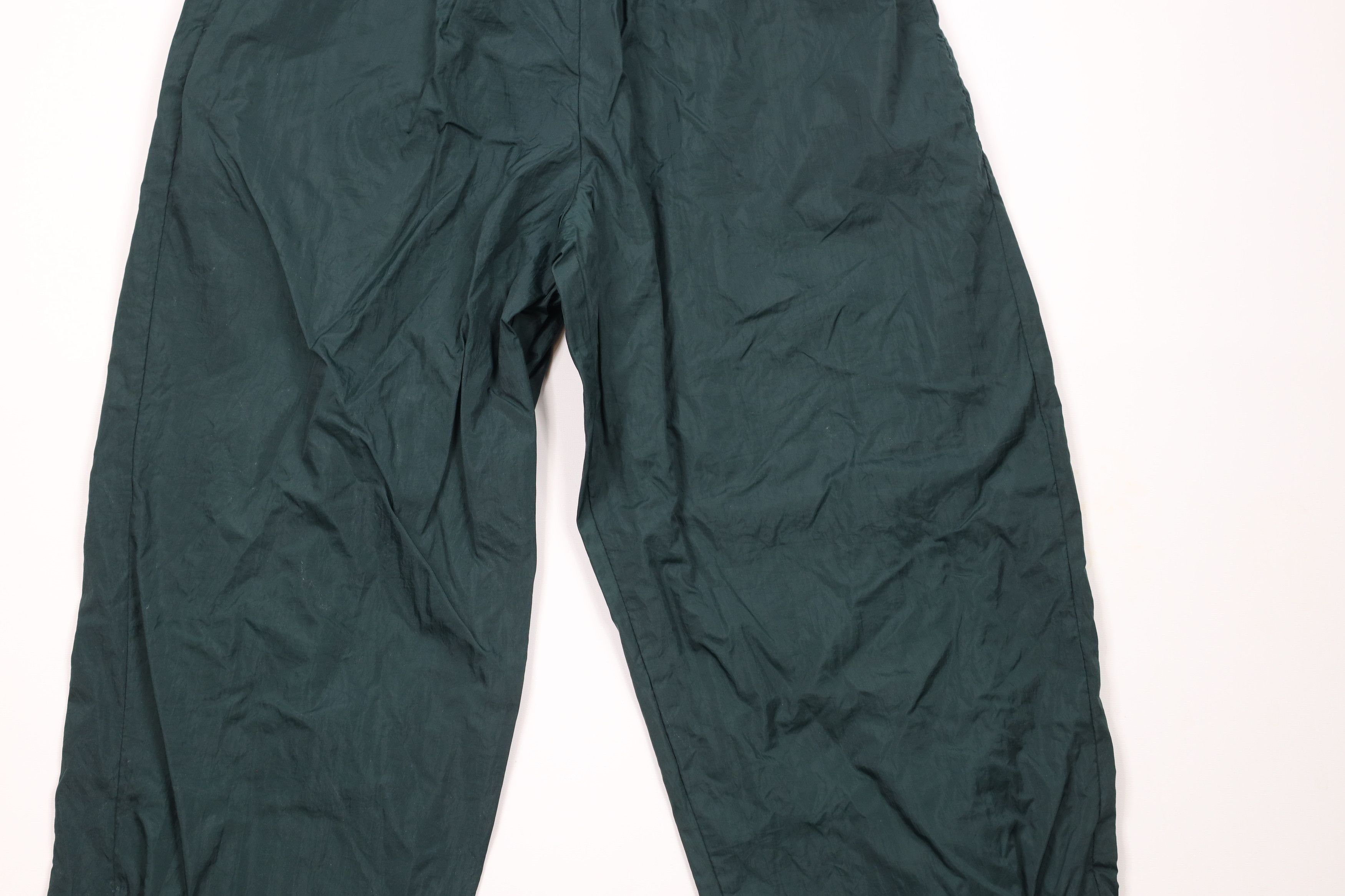 Vintage Vintage 90s Streetwear Nylon Joggers Jogger Pants Green Size US 36 / EU 52 - 3 Thumbnail