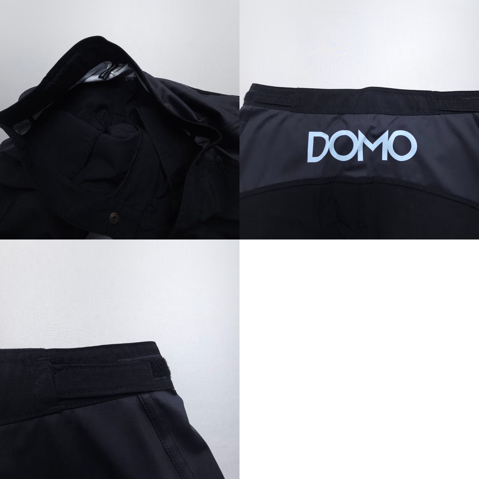 Vintage DNA Cycling Shorts Mens Large Black MTB Biking Adjustable Lightweight Pockets Polyester Italy Logo Domo 2000s Fashion? Size US 33 - 8 Thumbnail